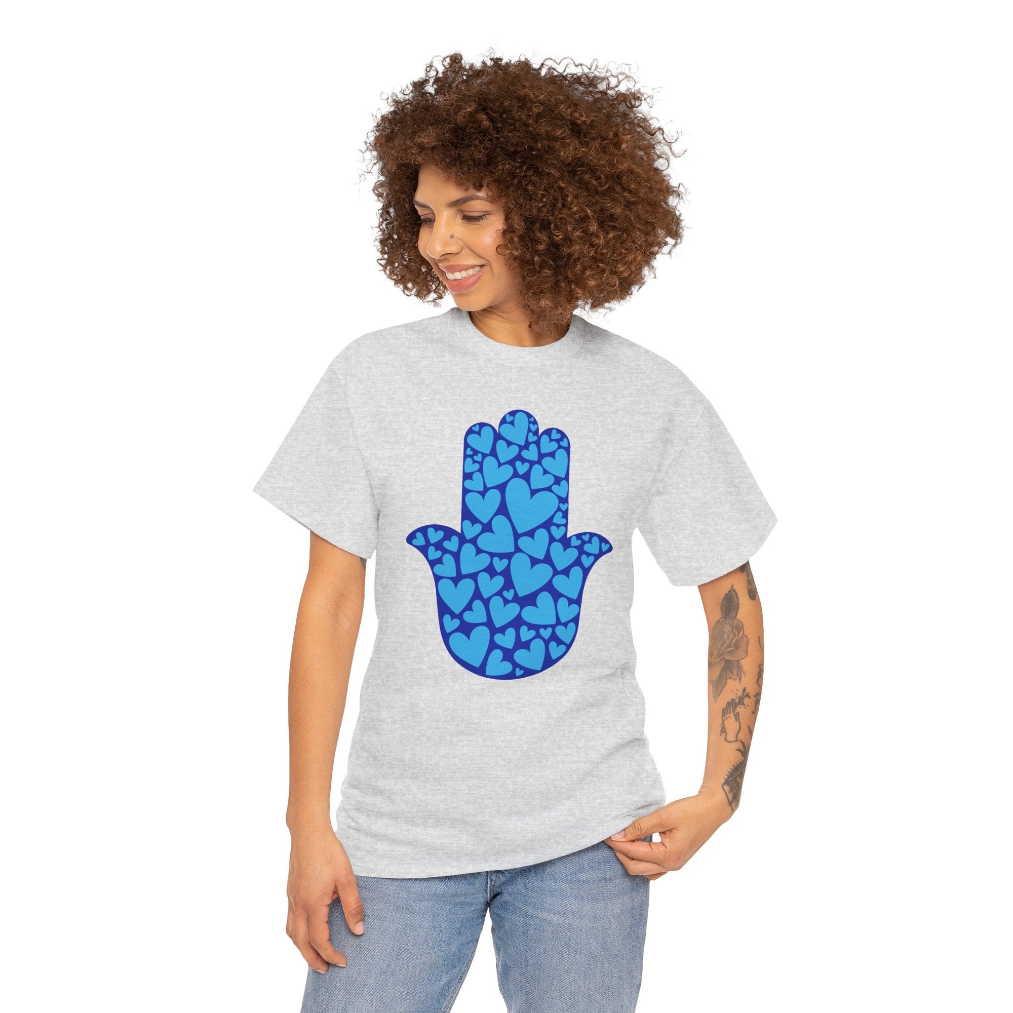 Blue Hamsa T-Shirt - Shop Israel