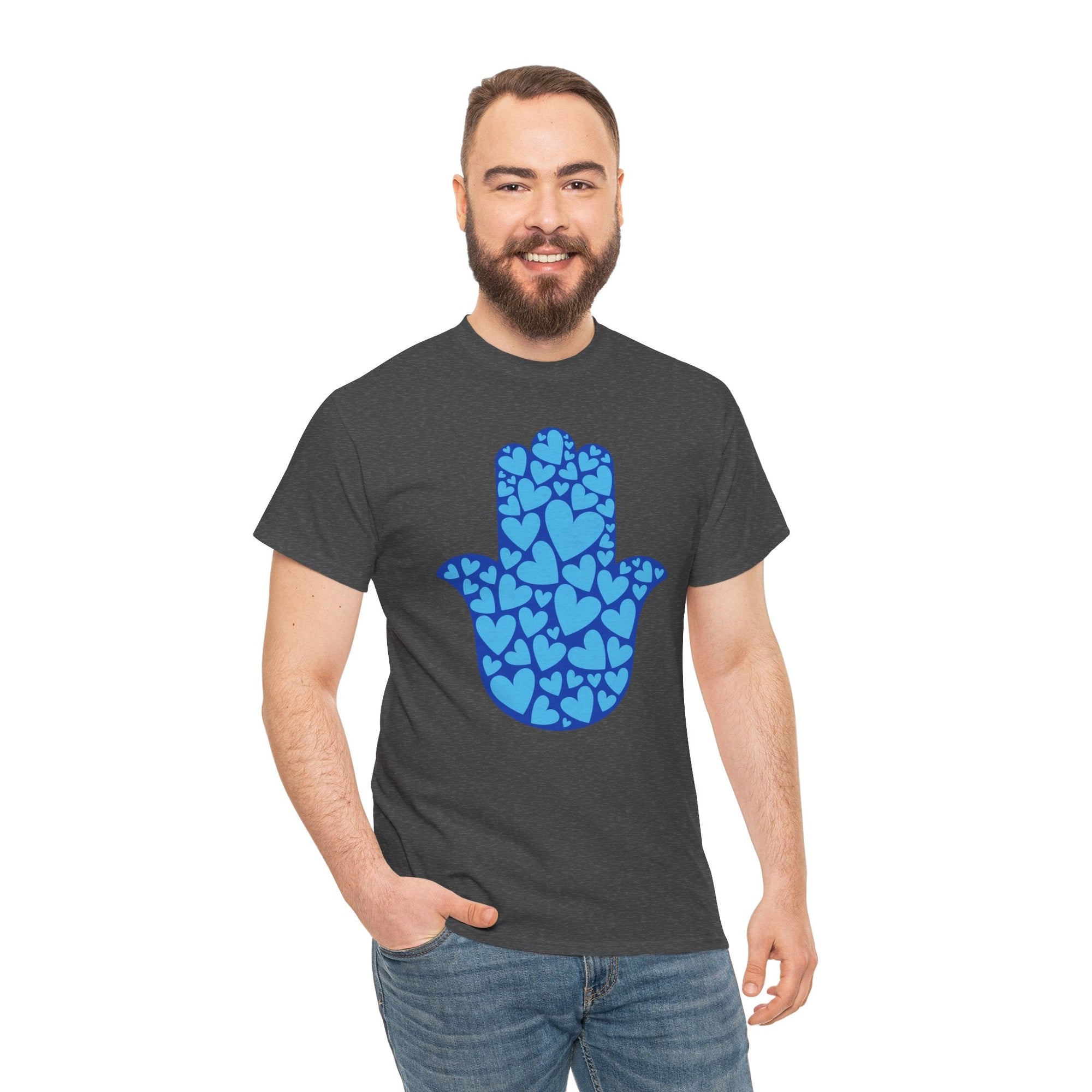 Blue Hamsa T-Shirt - Shop Israel
