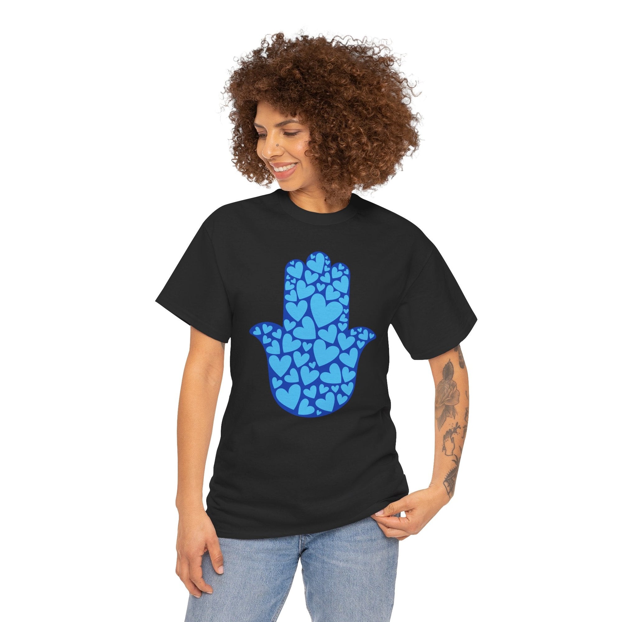 Blue Hamsa T-Shirt - Shop Israel