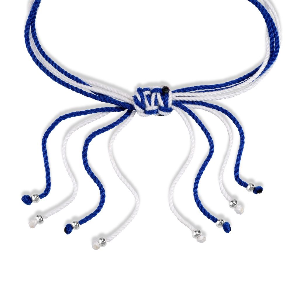 Blue String Star of David Bracelet - Shop Israel