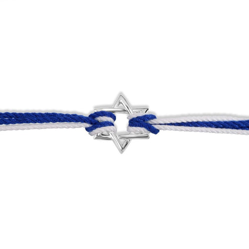 Lot De 5 Supports Pour Bracelets De Soutien à Israël - Étoile De David - Bleu Et Blanc - Neuf