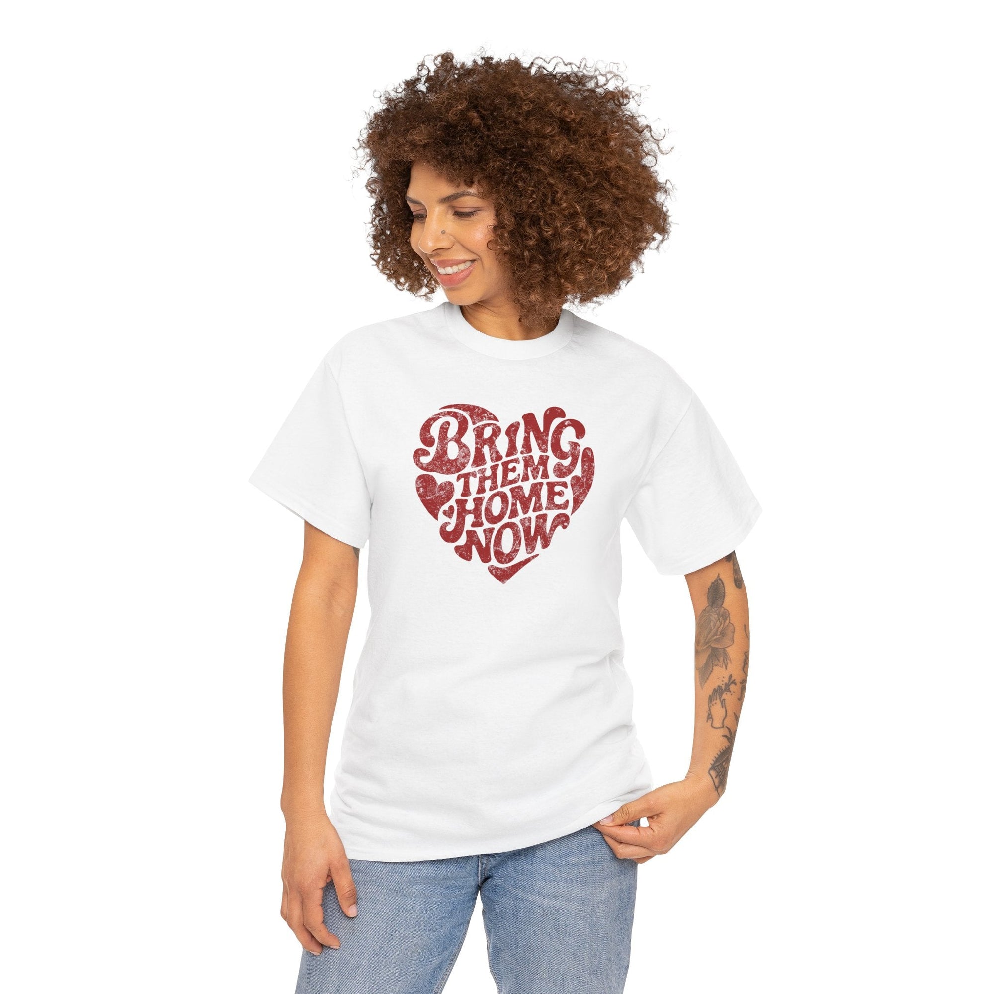 Bring Them Home Heart T-Shirt - Shop Israel