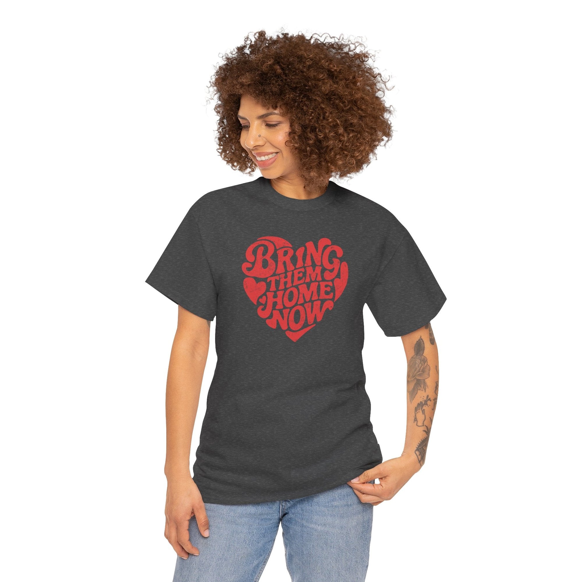 Bring Them Home Heart T-Shirt - Shop Israel