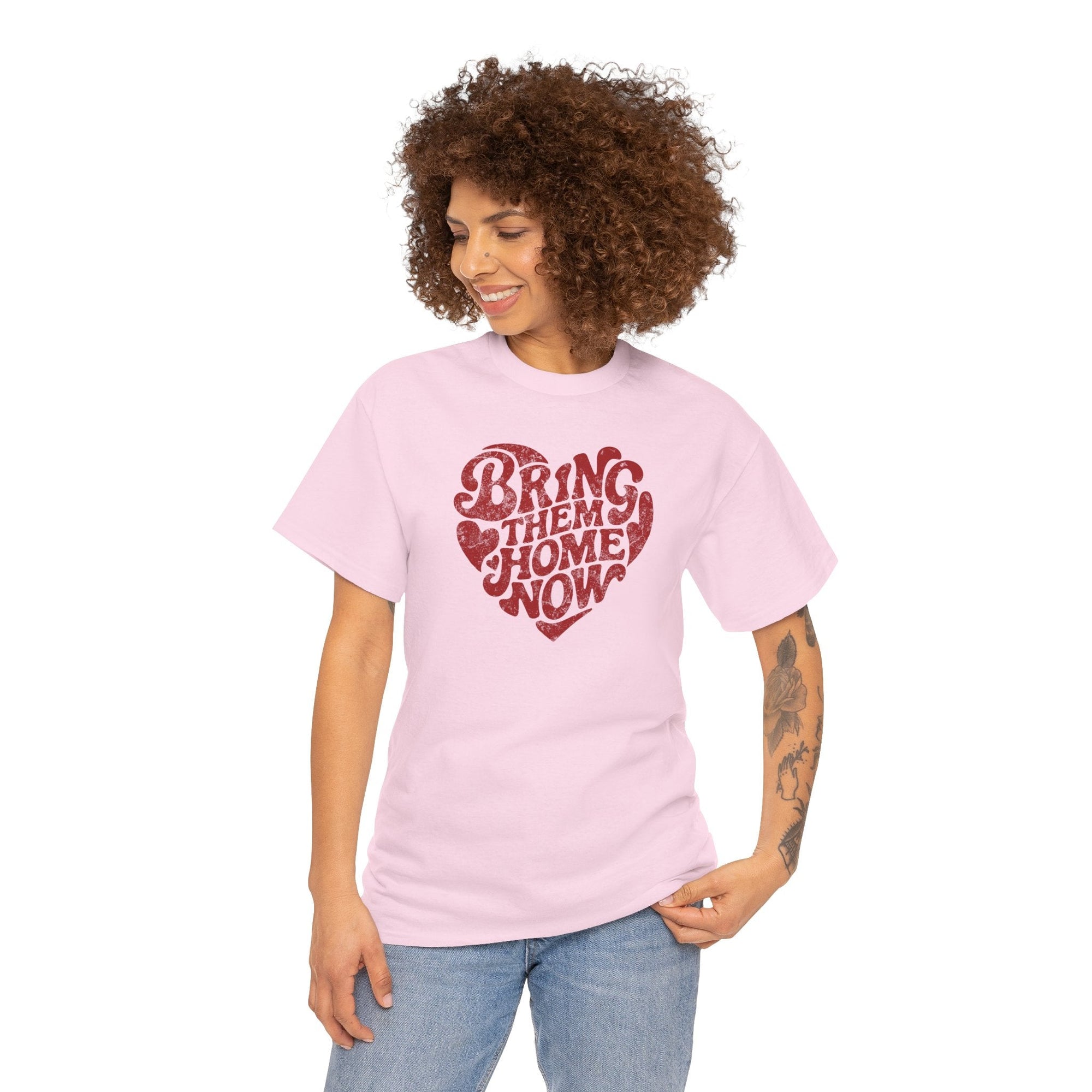 Bring Them Home Heart T-Shirt - Shop Israel