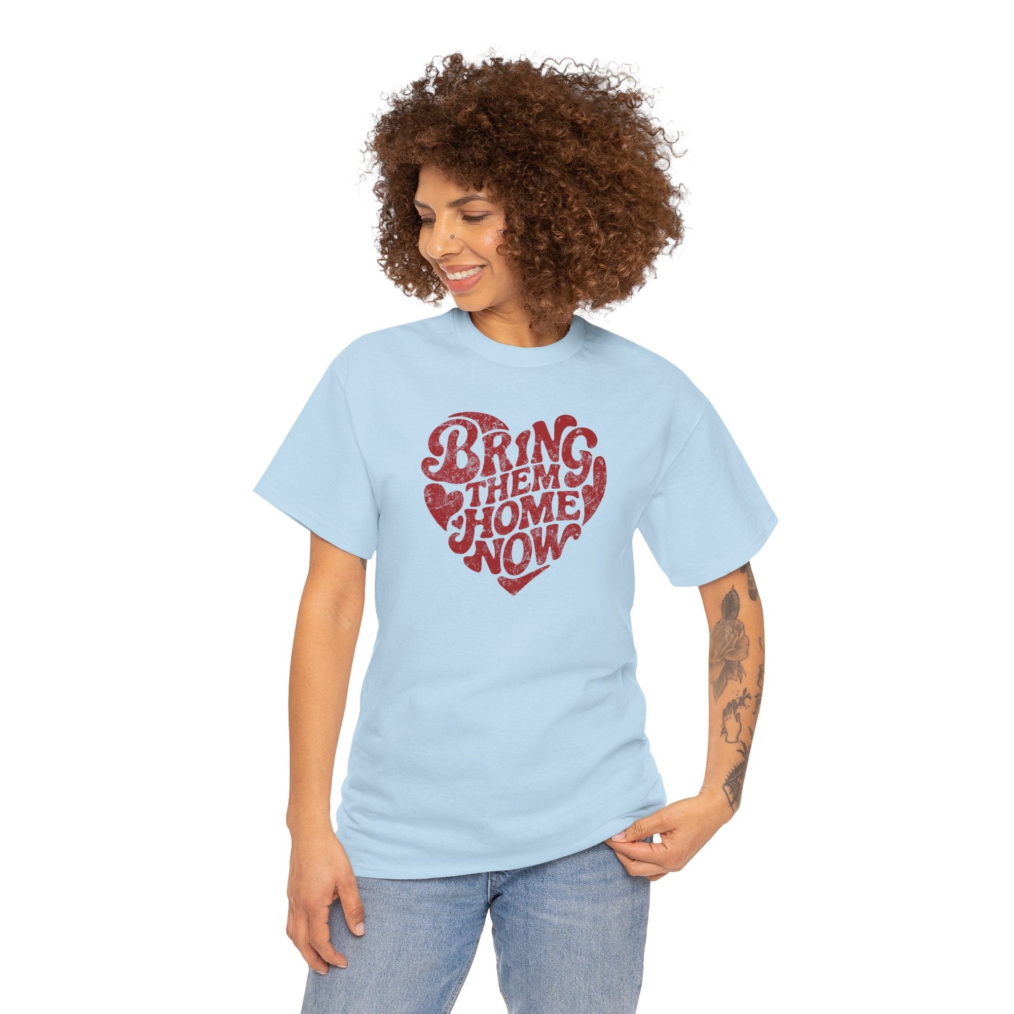 Bring Them Home Heart T-Shirt - Shop Israel