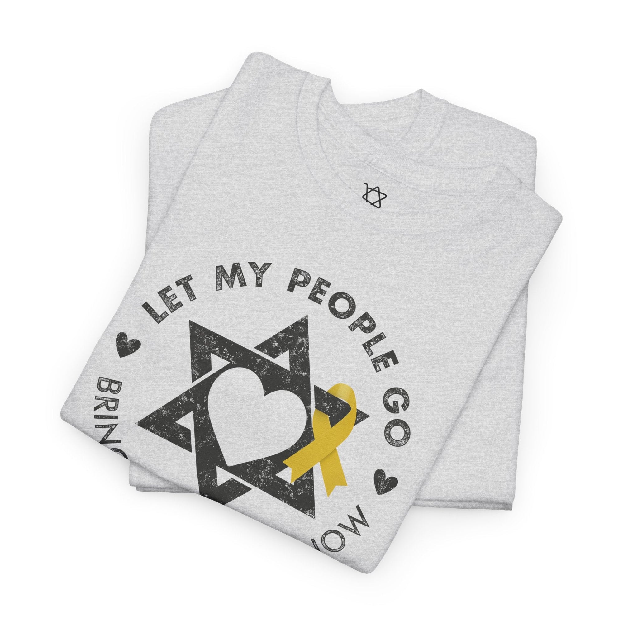 Bring Them Home Star of David Heart T-Shirt - Shop Israel