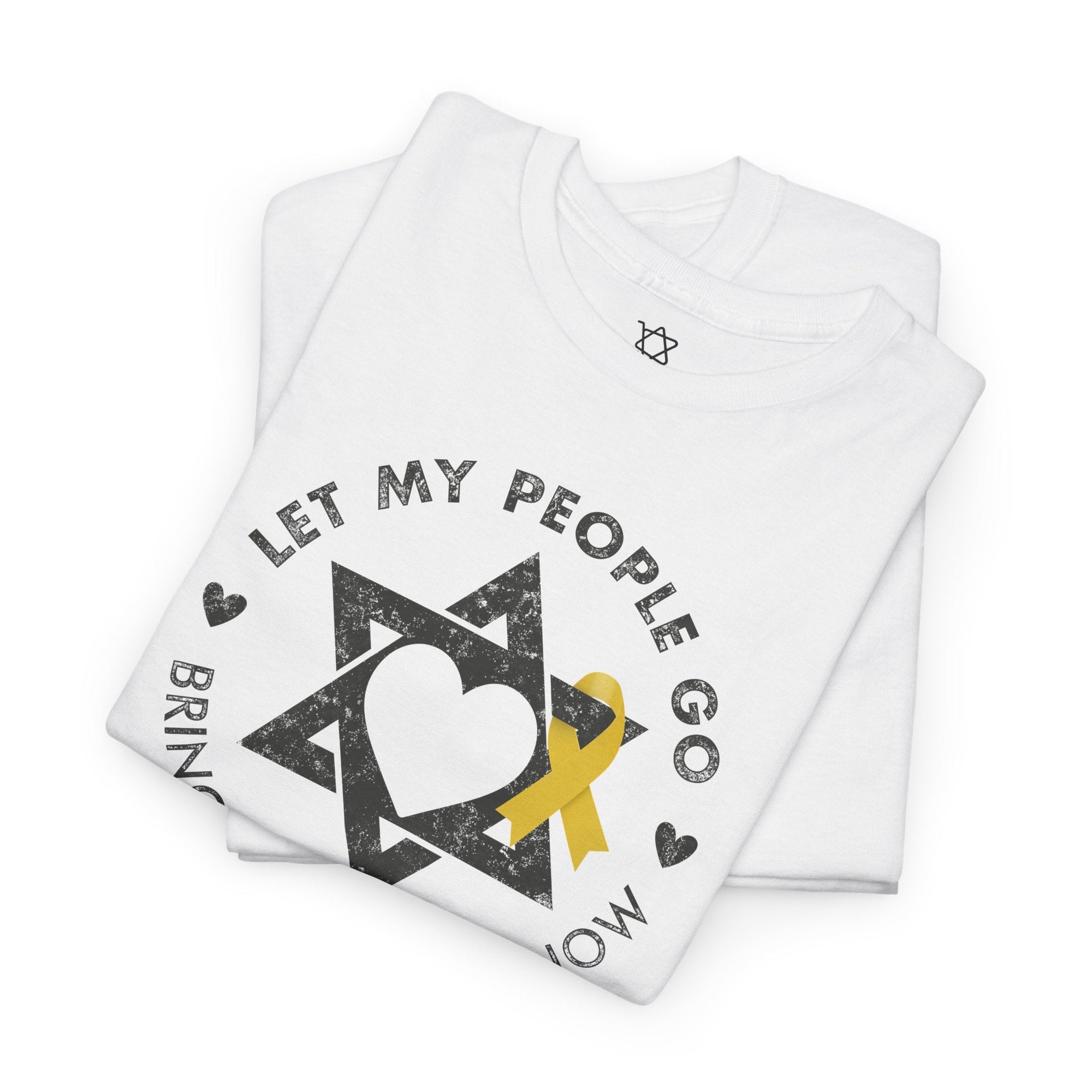 Bring Them Home Star of David Heart T-Shirt - Shop Israel