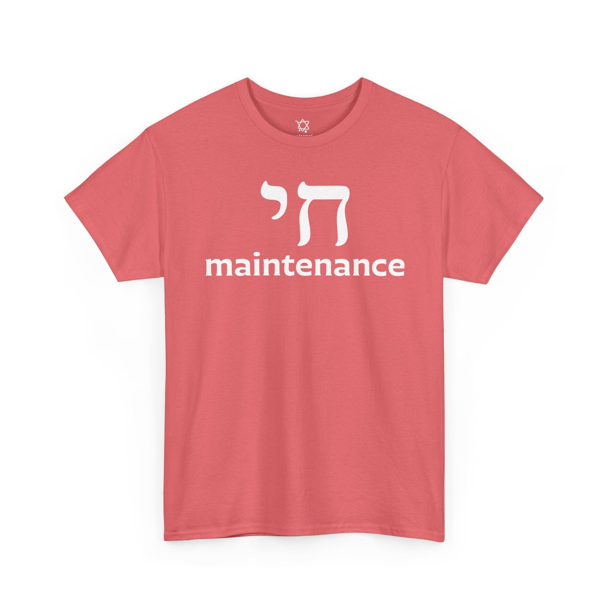 Chai Maintenance T-Shirt - Shop Israel