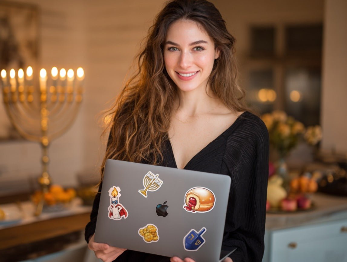 Chanukah Stickers - Shop Israel