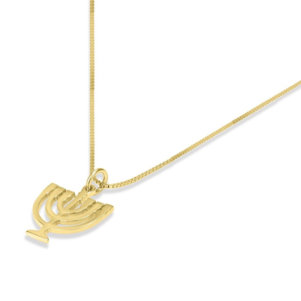 Classic Menorah Necklace - Shop Israel