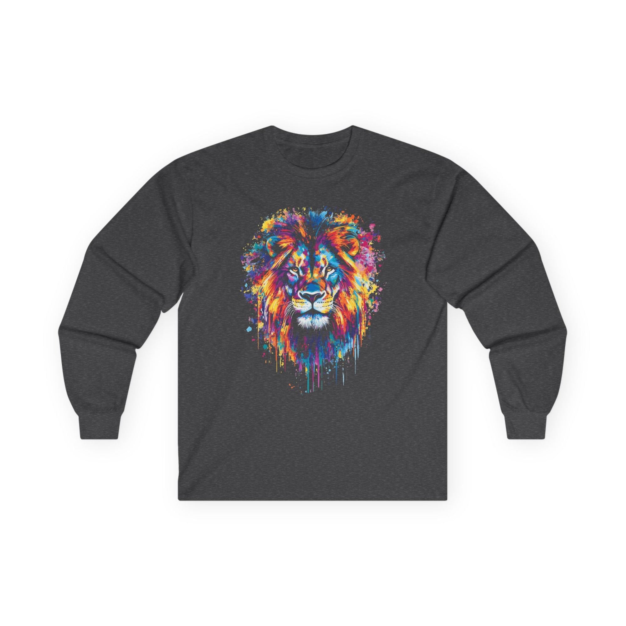 Colorful Lion Long Sleeve T-Shirt - Shop Israel