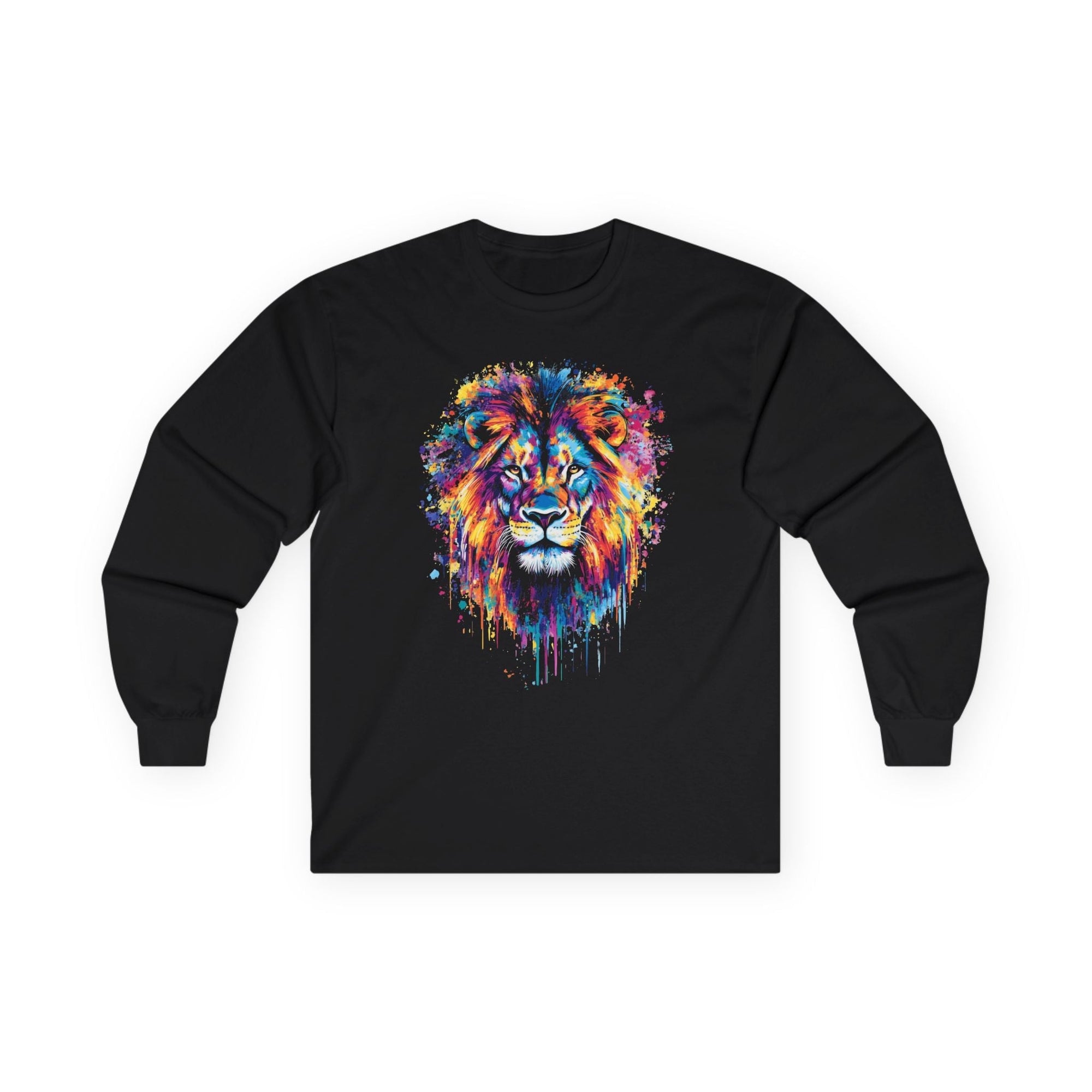 Colorful Lion Long Sleeve T-Shirt - Shop Israel
