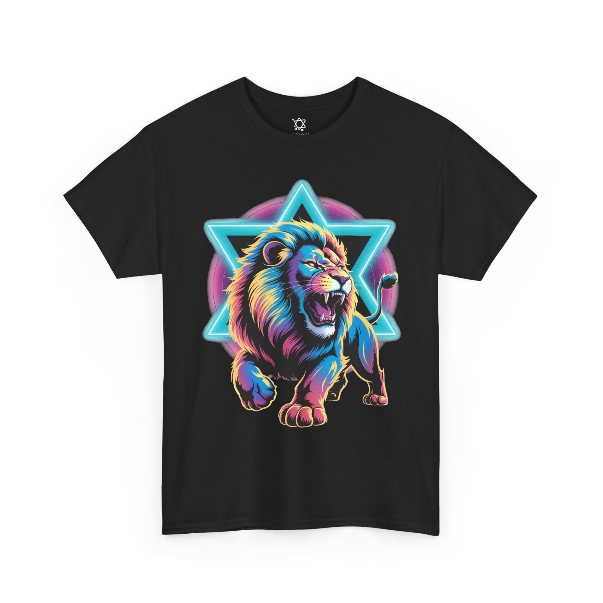 Colorful Lion of Judah T-Shirt - Shop Israel