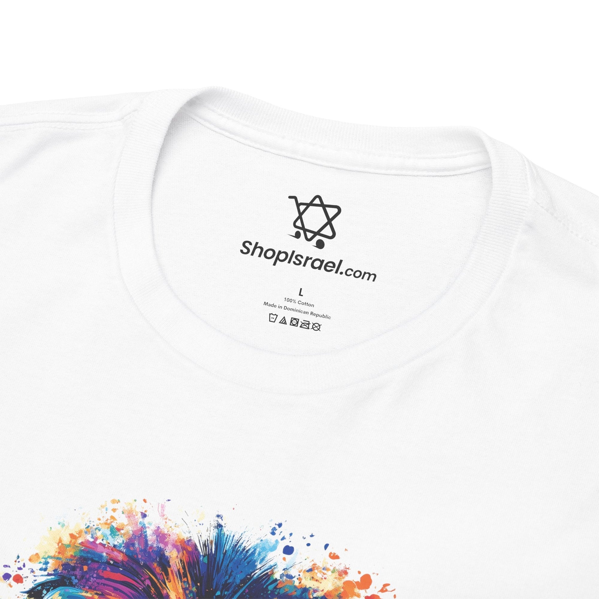 Colorful Lion of Judah T-Shirt - Shop Israel