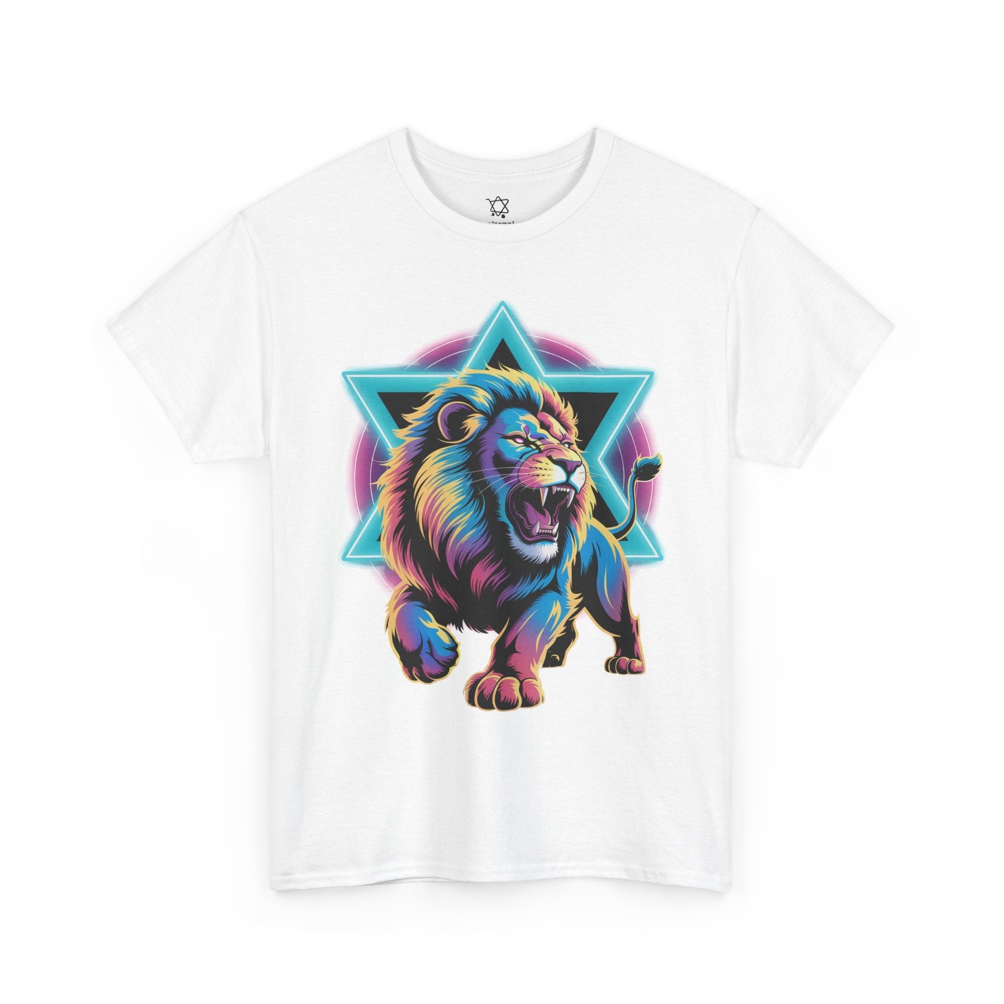 Colorful Lion of Judah T-Shirt - Shop Israel