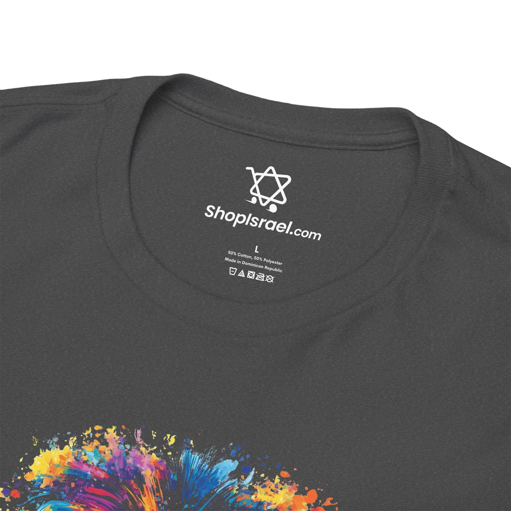 Colorful Lion of Judah T-Shirt - Shop Israel