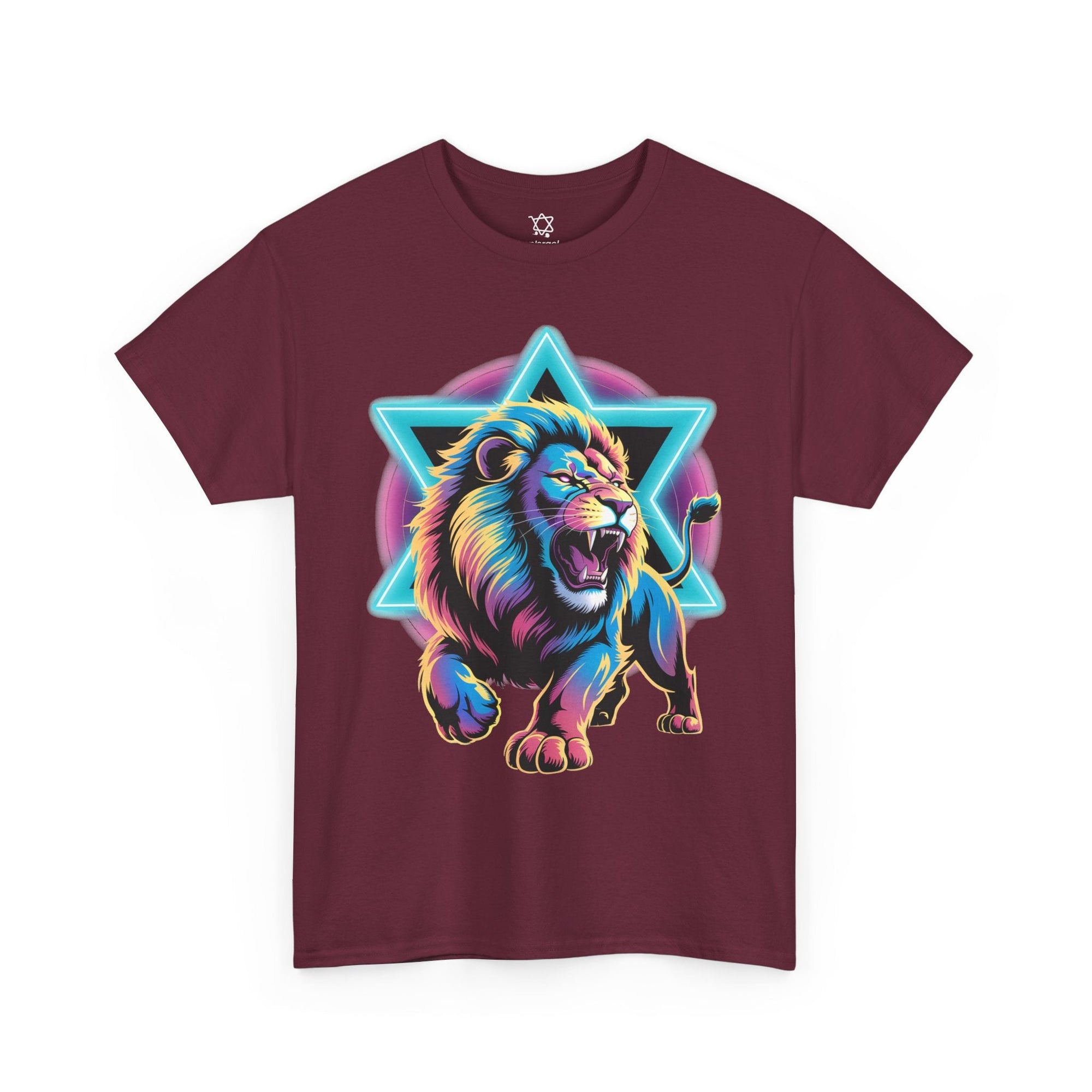 Colorful Lion of Judah T-Shirt - Shop Israel