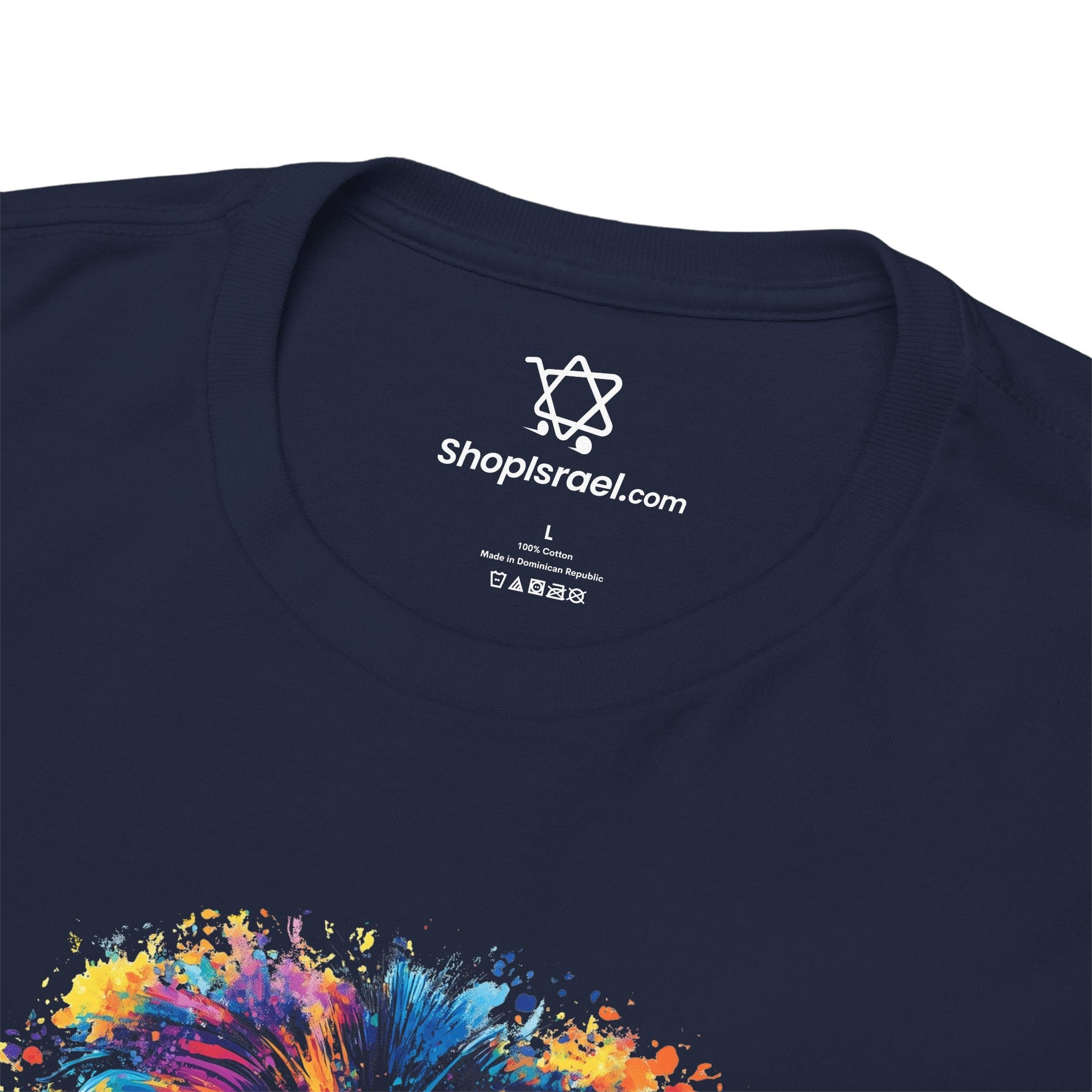 Colorful Lion of Judah T-Shirt - Shop Israel