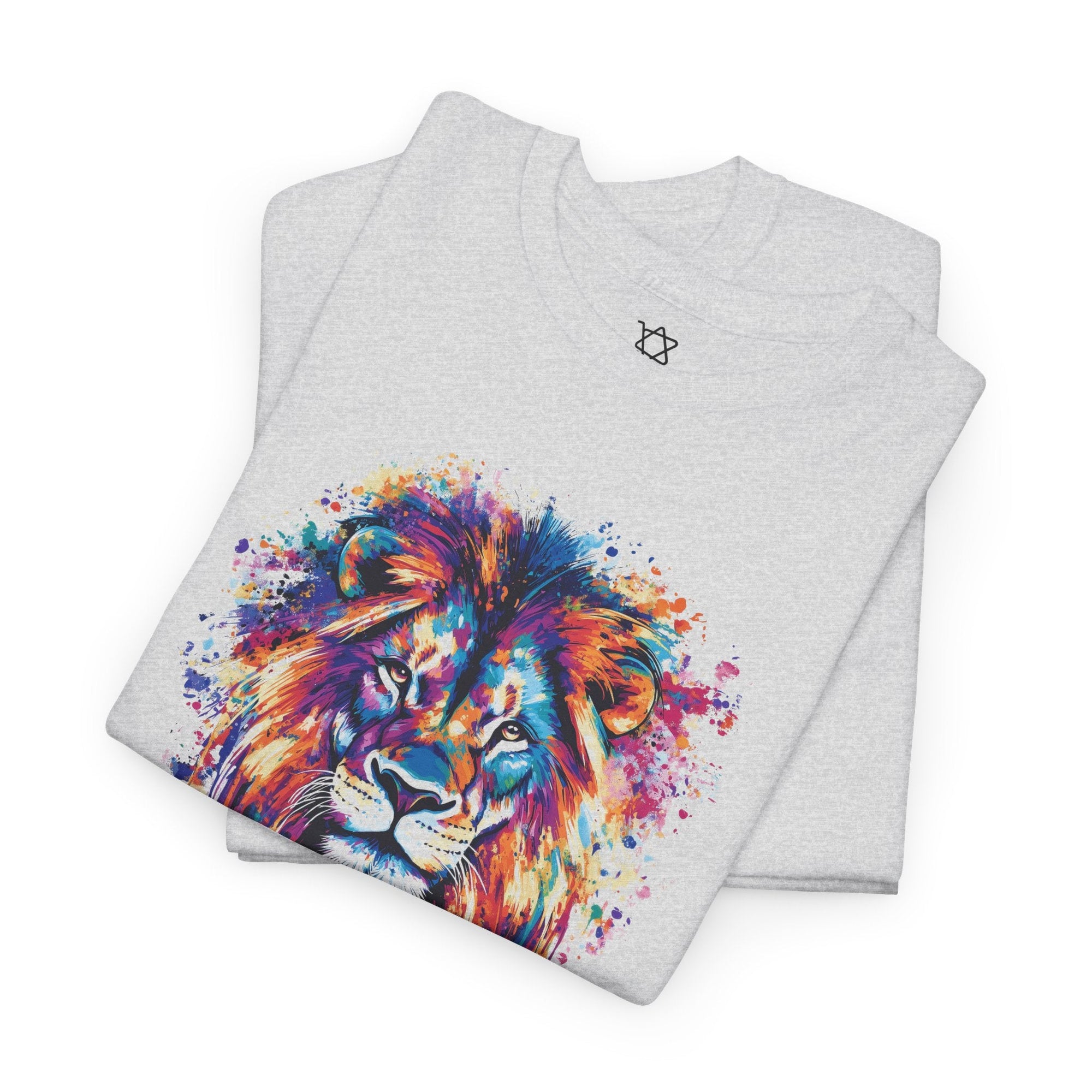 Colorful Lion of Judah T-Shirt - Shop Israel