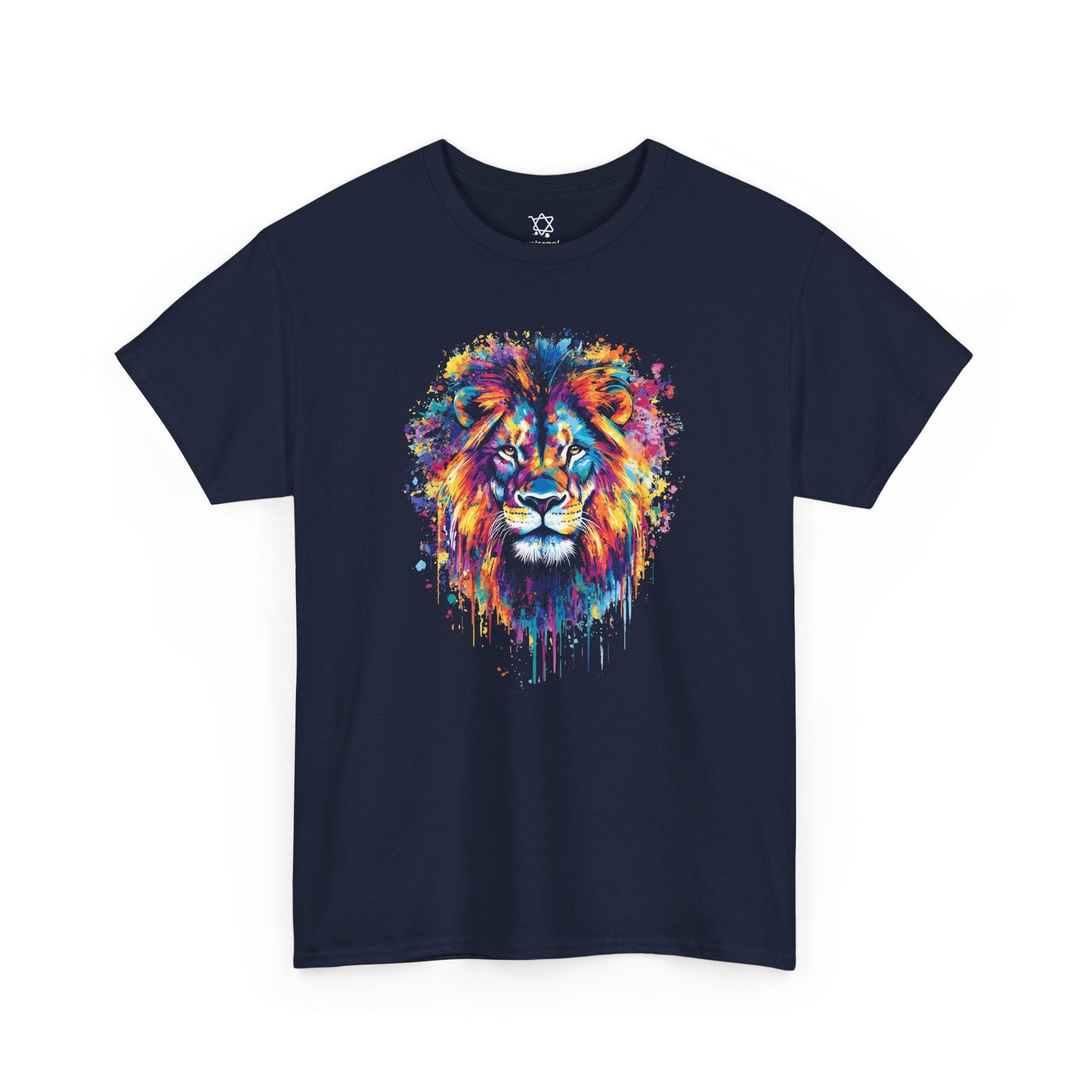 Colorful Lion of Judah T-Shirt - Shop Israel