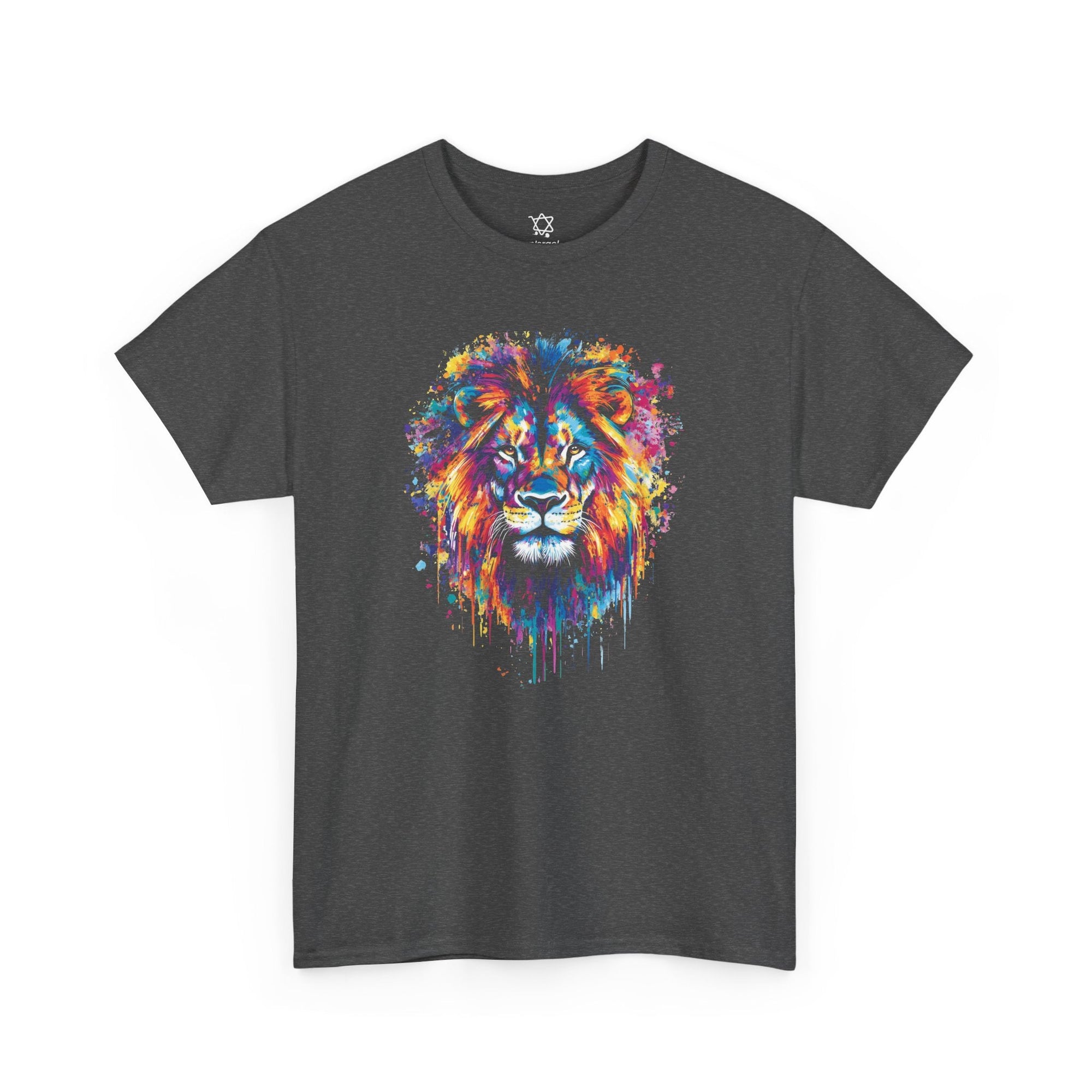 Colorful Lion of Judah T-Shirt - Shop Israel