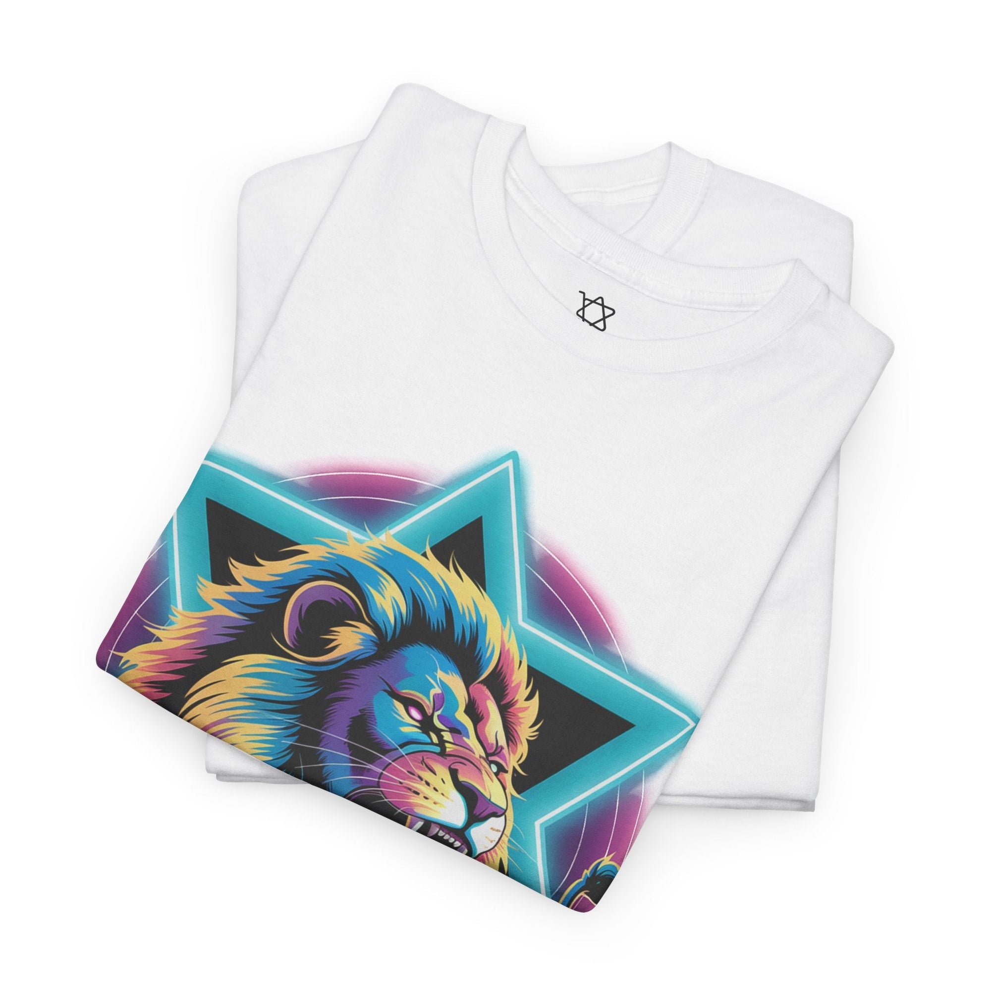Colorful Lion of Judah T-Shirt - Shop Israel