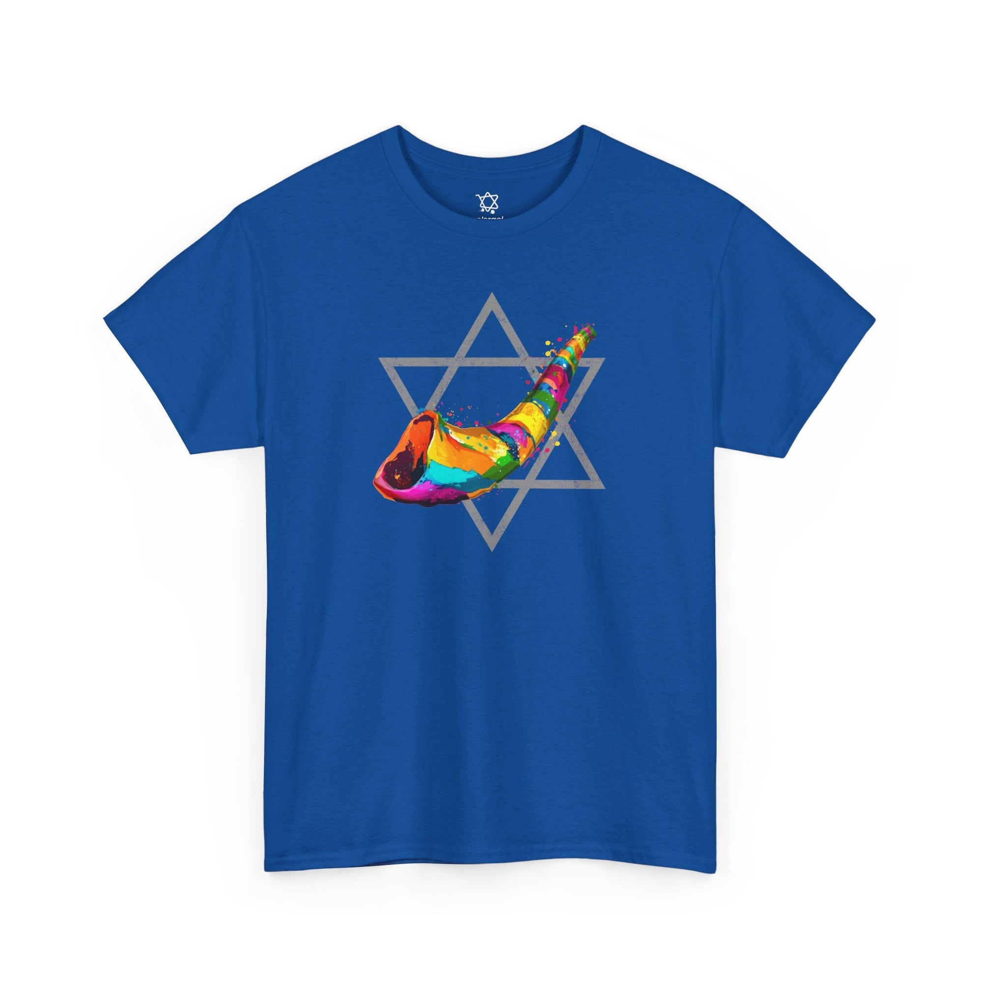 Colorful Shofar T-Shirt - Shop Israel