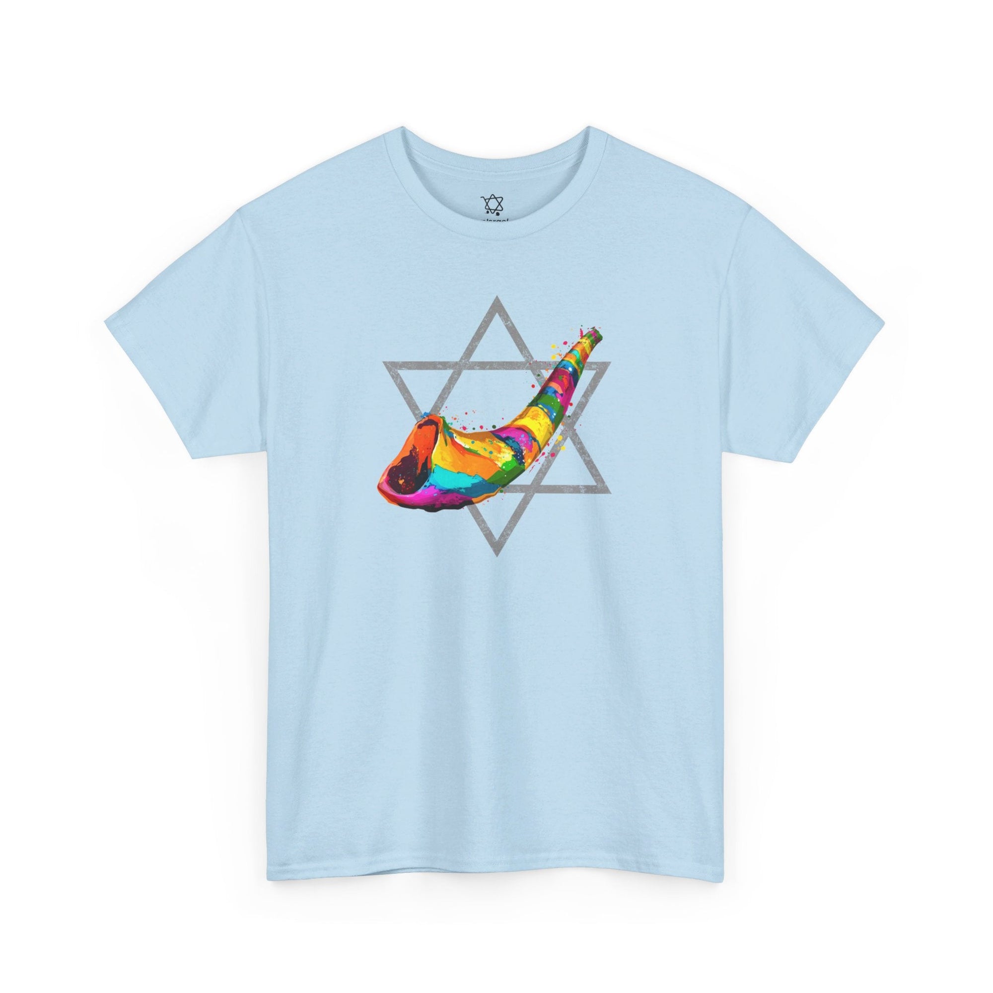 Colorful Shofar T-Shirt - Shop Israel