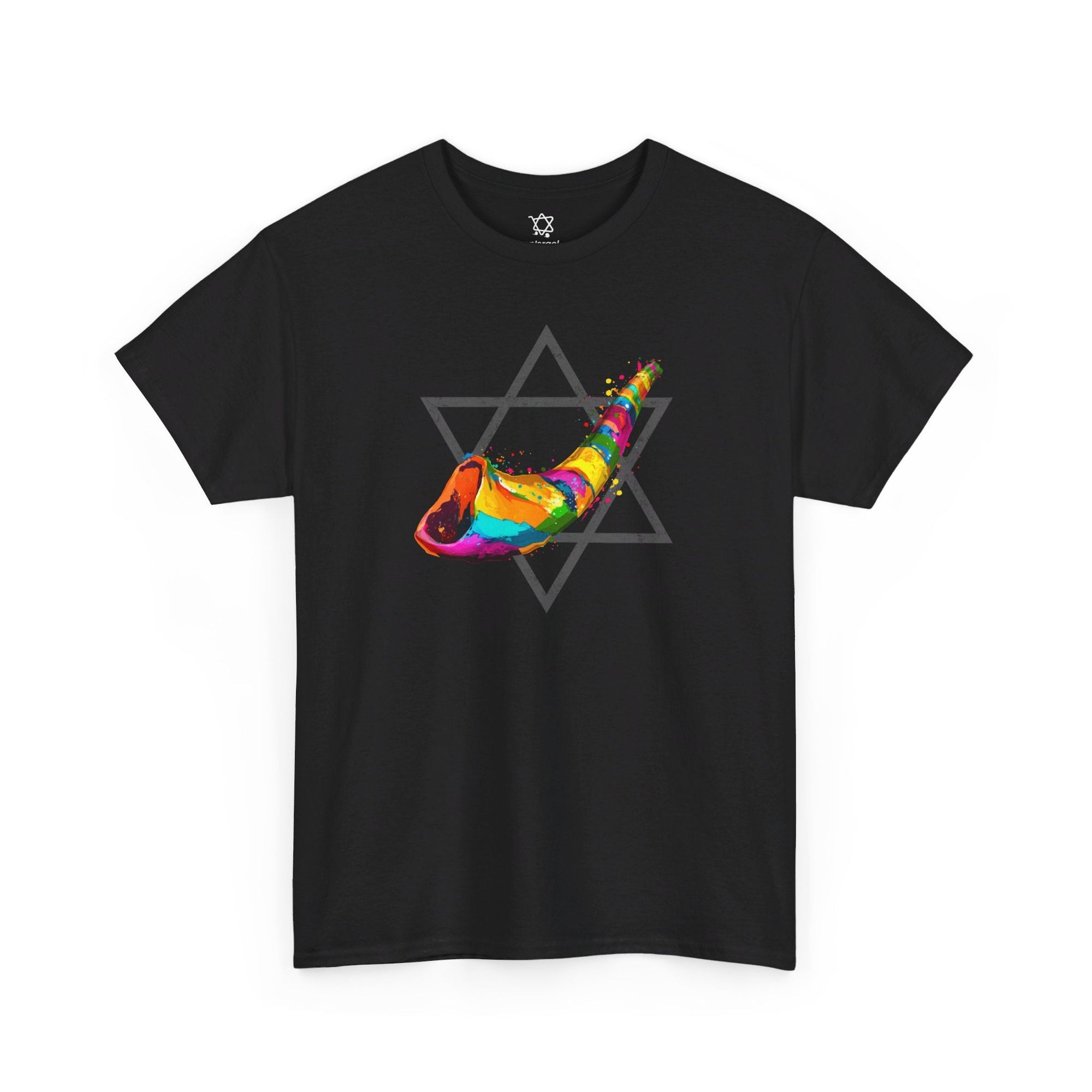 Colorful Shofar T-Shirt - Shop Israel