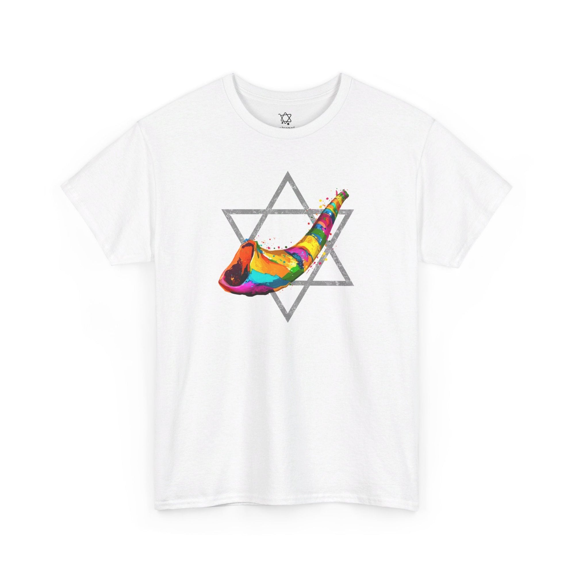 Colorful Shofar T-Shirt - Shop Israel