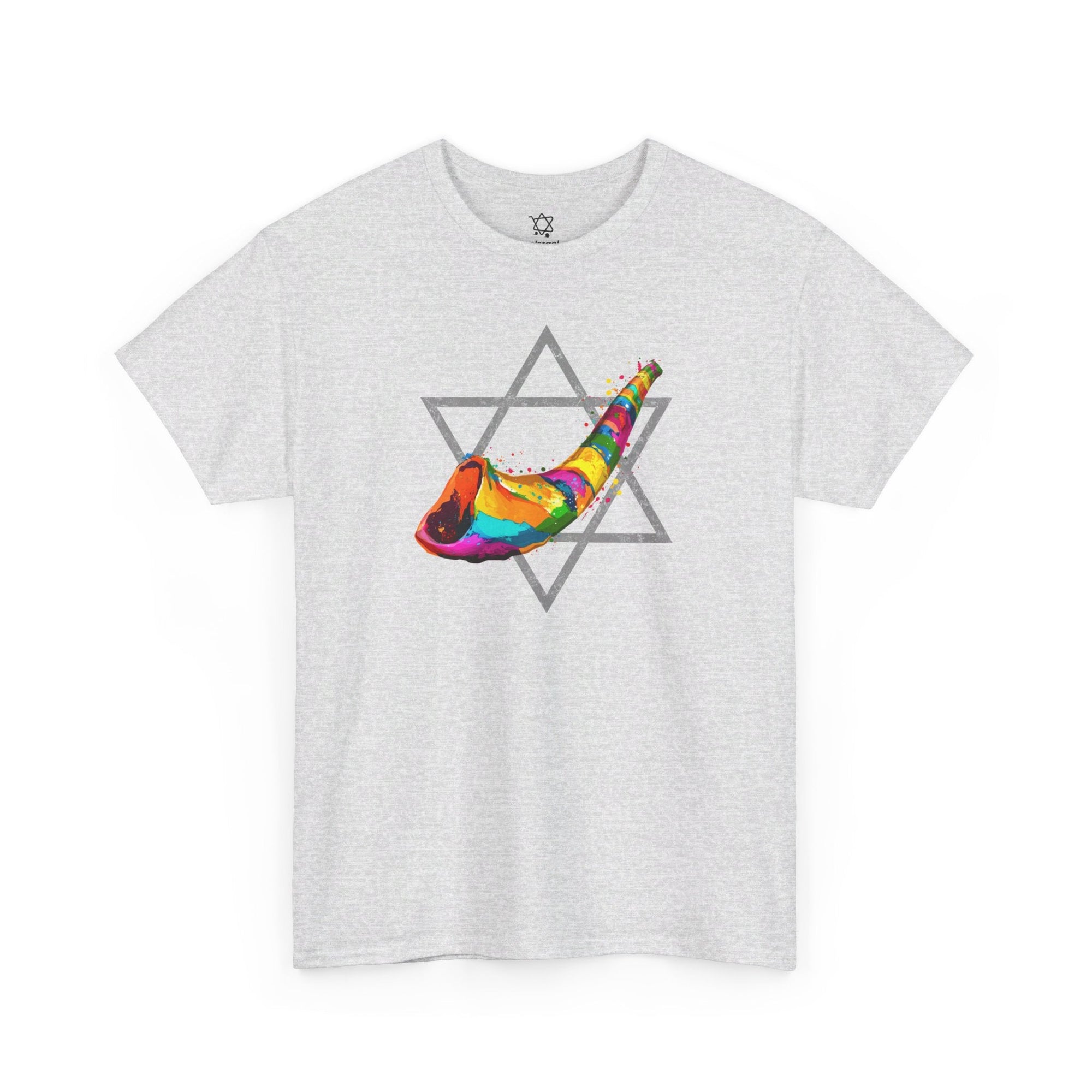 Colorful Shofar T-Shirt - Shop Israel