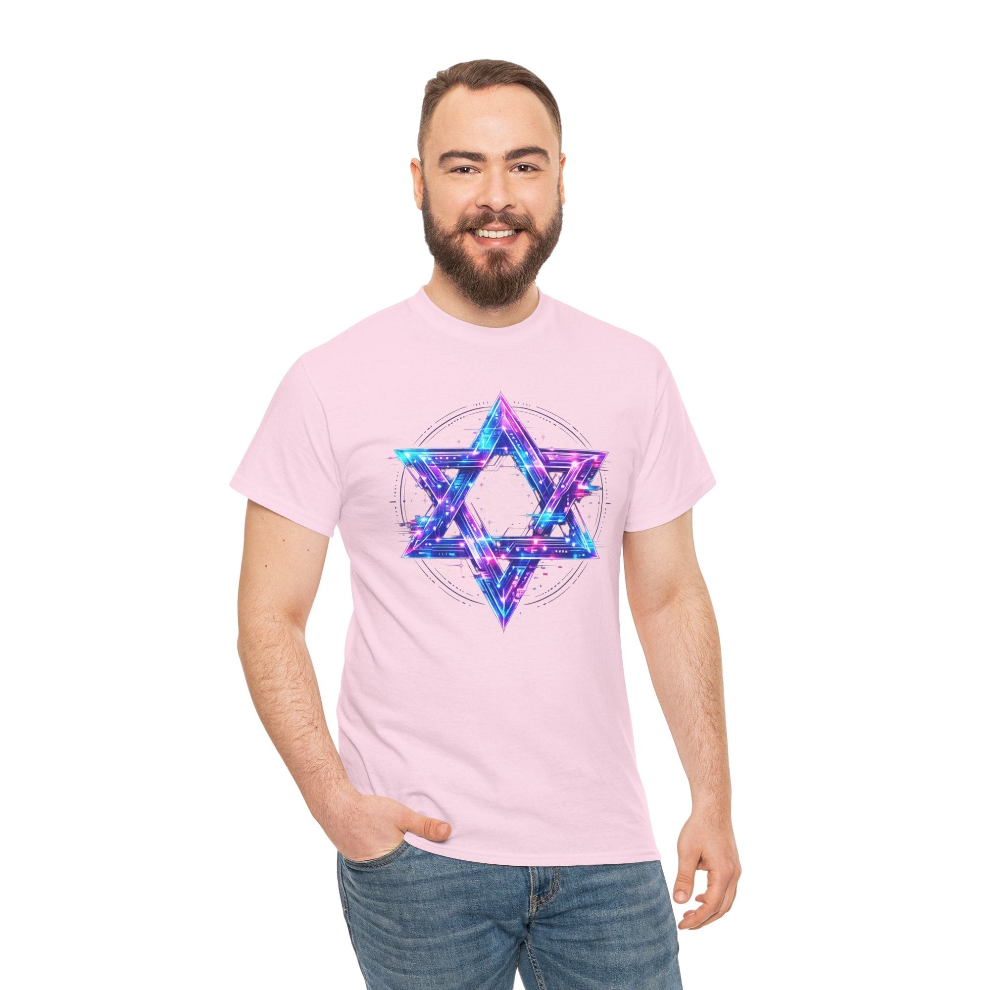 Cyber Star of David T-Shirt - Shop Israel