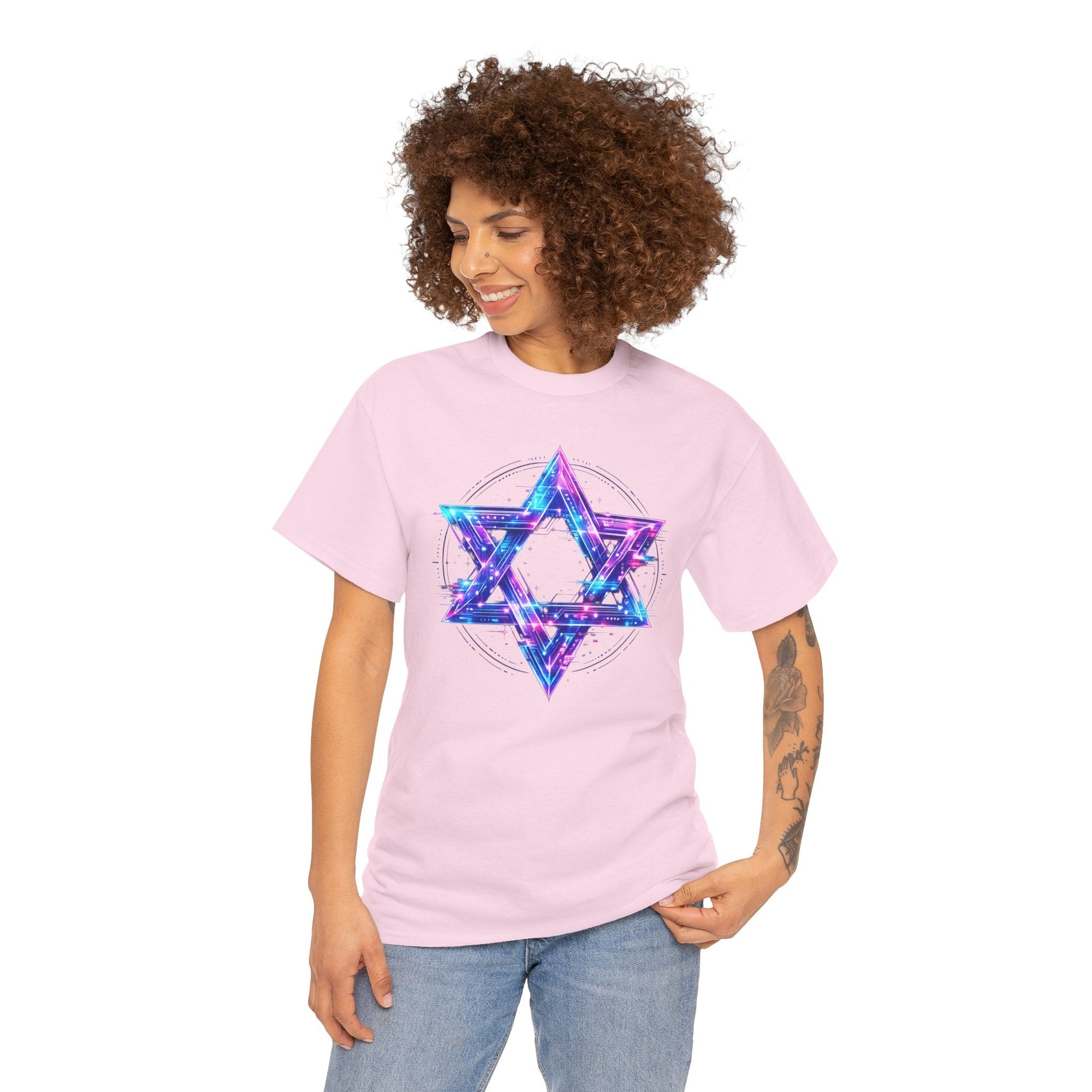 Cyber Star of David T-Shirt - Shop Israel