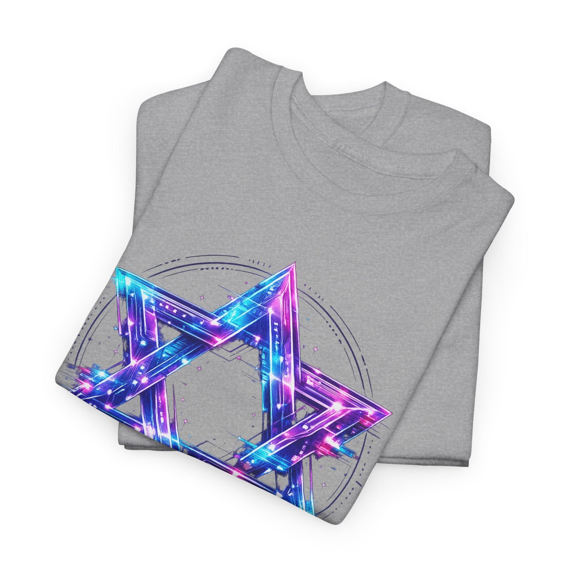 Cyber Star of David T-Shirt - Shop Israel