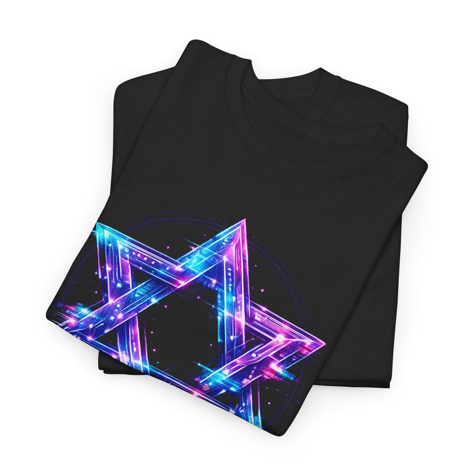 Cyber Star of David T-Shirt - Shop Israel