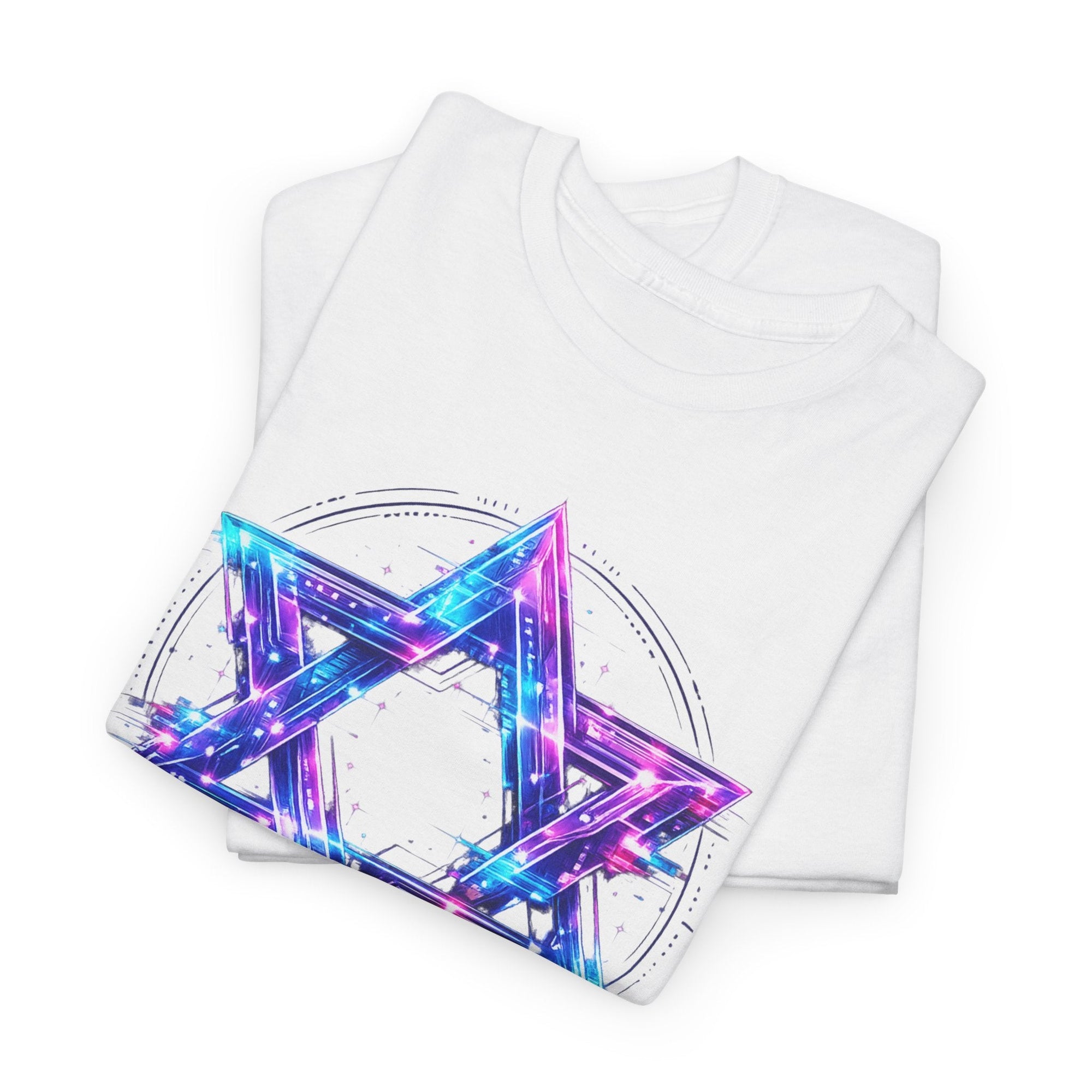 Cyber Star of David T-Shirt - Shop Israel