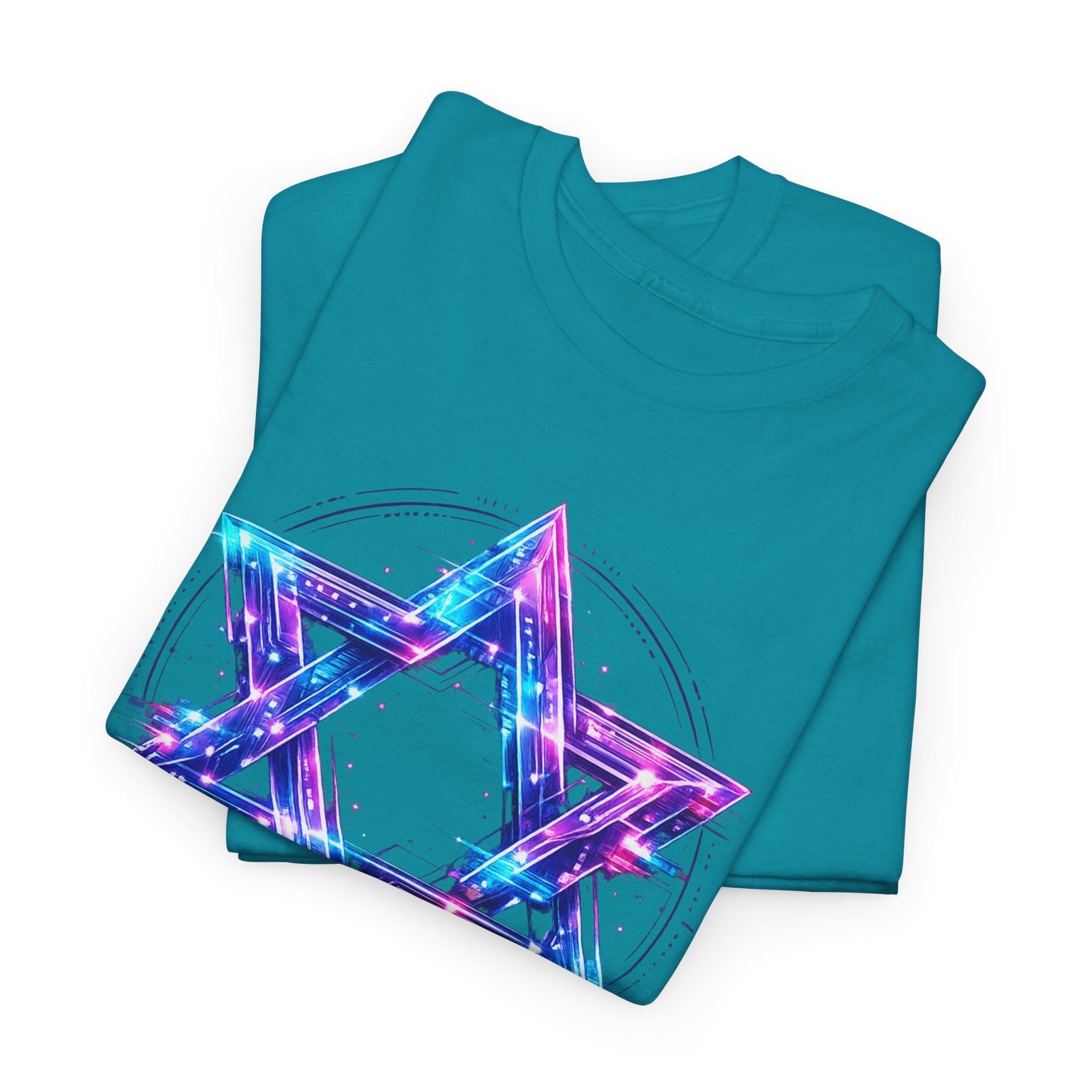 Cyber Star of David T-Shirt - Shop Israel