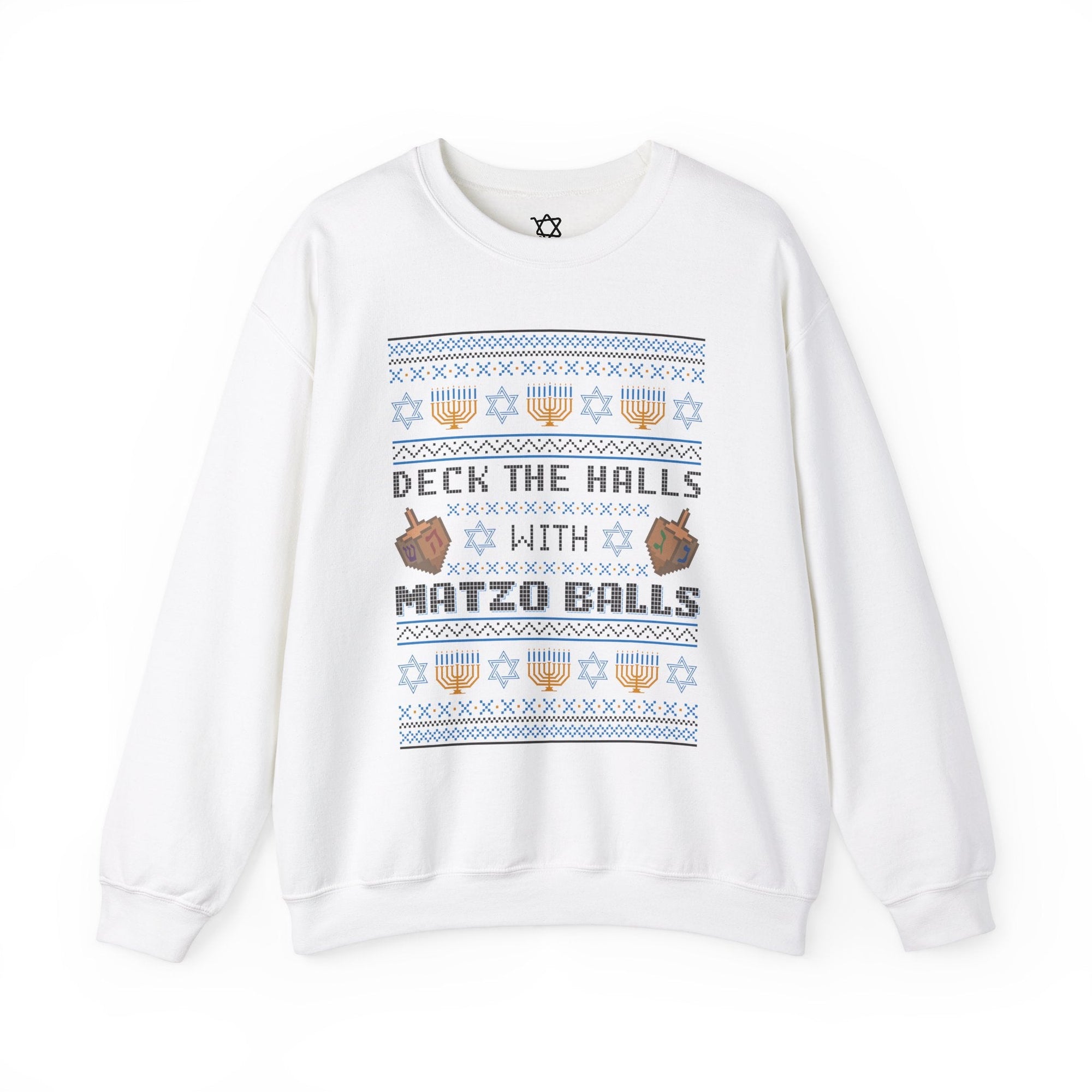 Deck the Halls Ugly Hanukkah Sweater - Shop Israel