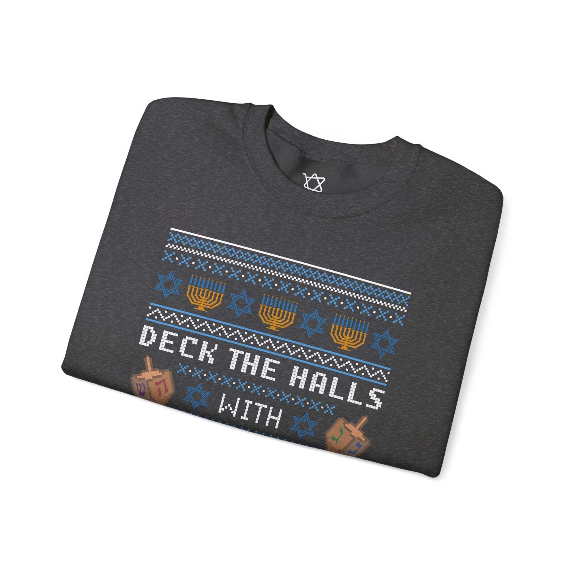 Deck the Halls Ugly Hanukkah Sweater - Shop Israel