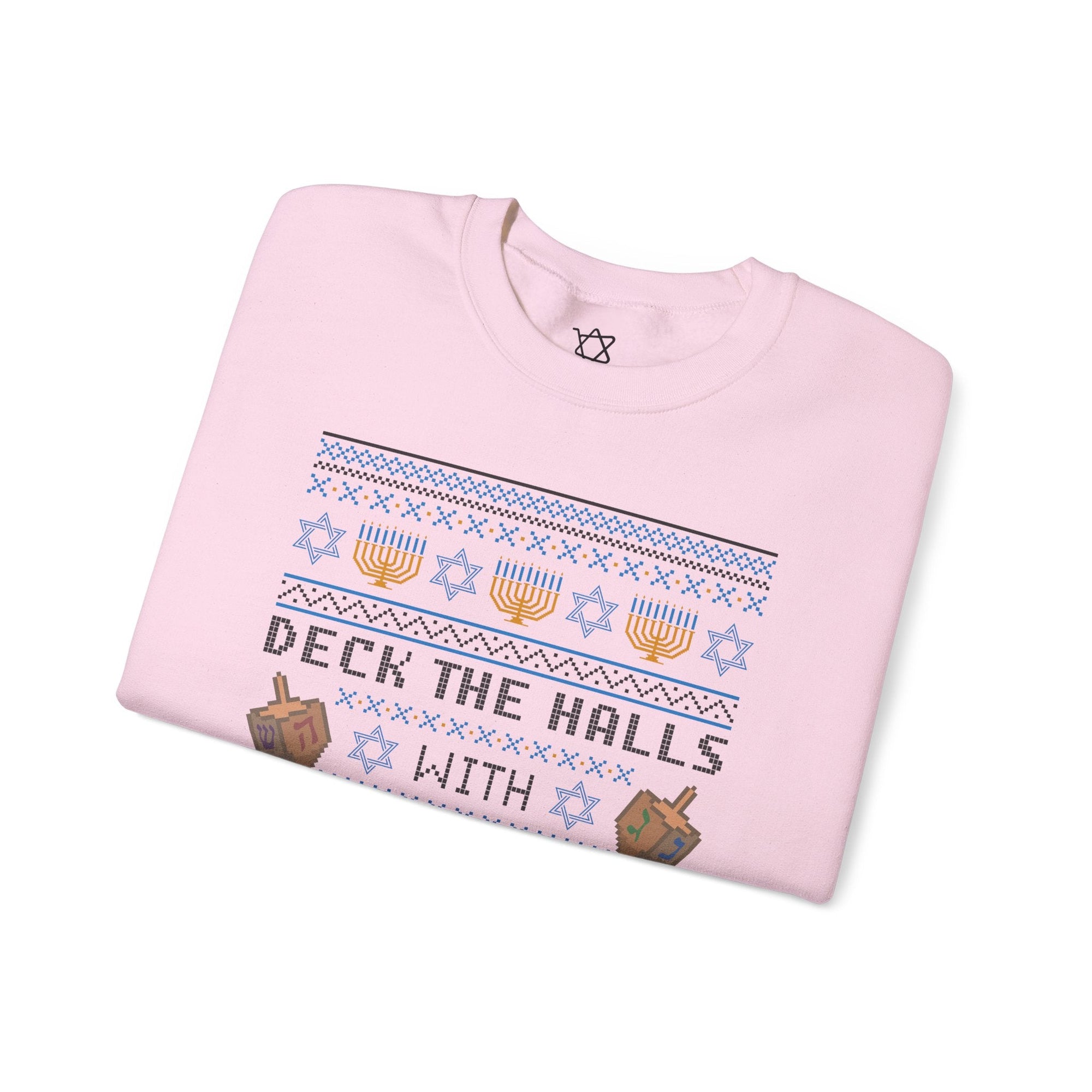 Deck the Halls Ugly Hanukkah Sweater - Shop Israel