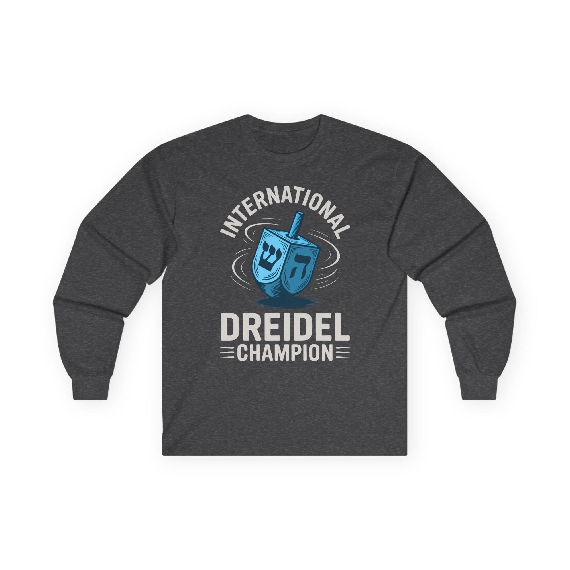 Dreidel Champion Long Sleeve T-Shirt - Shop Israel