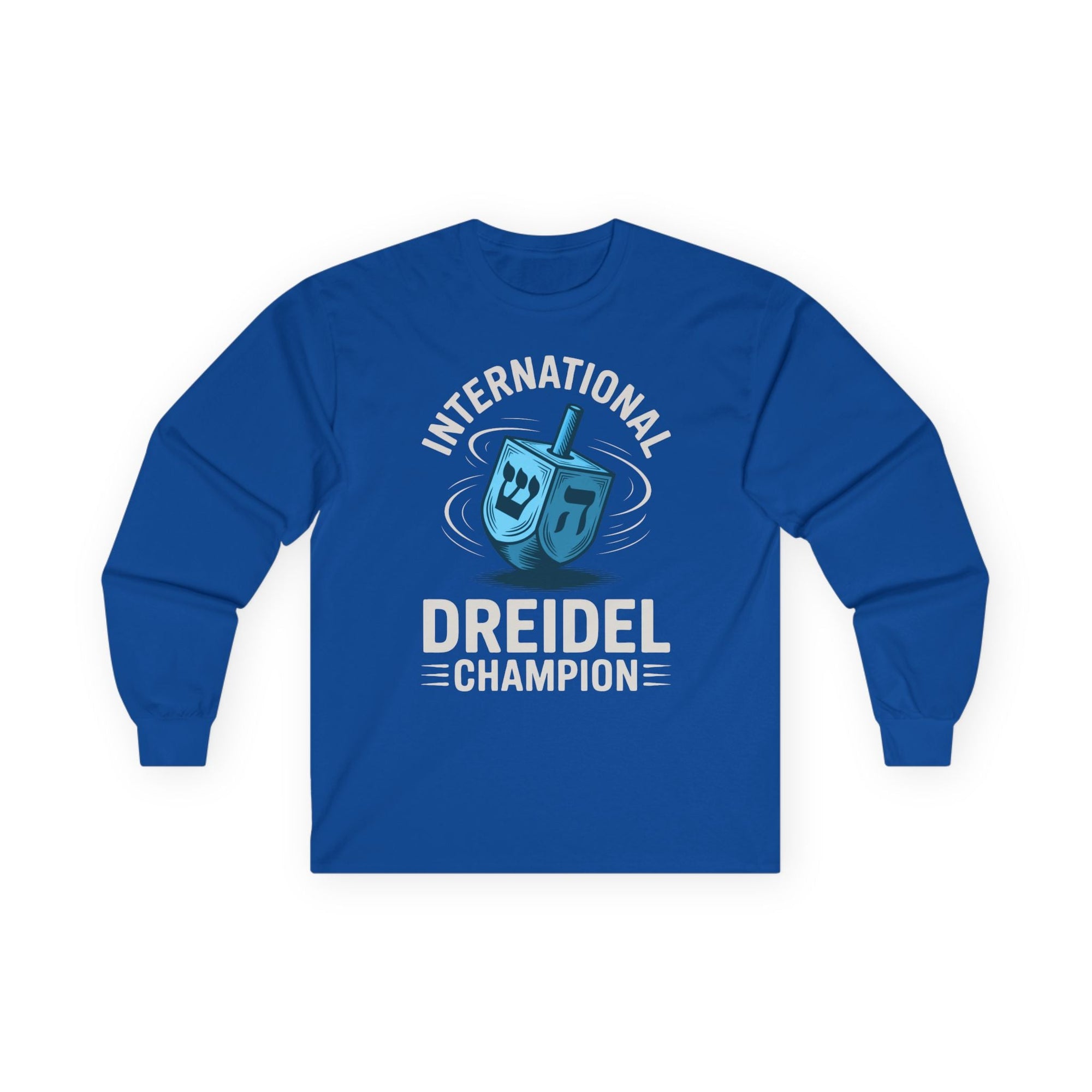 Dreidel Champion Long Sleeve T-Shirt - Shop Israel