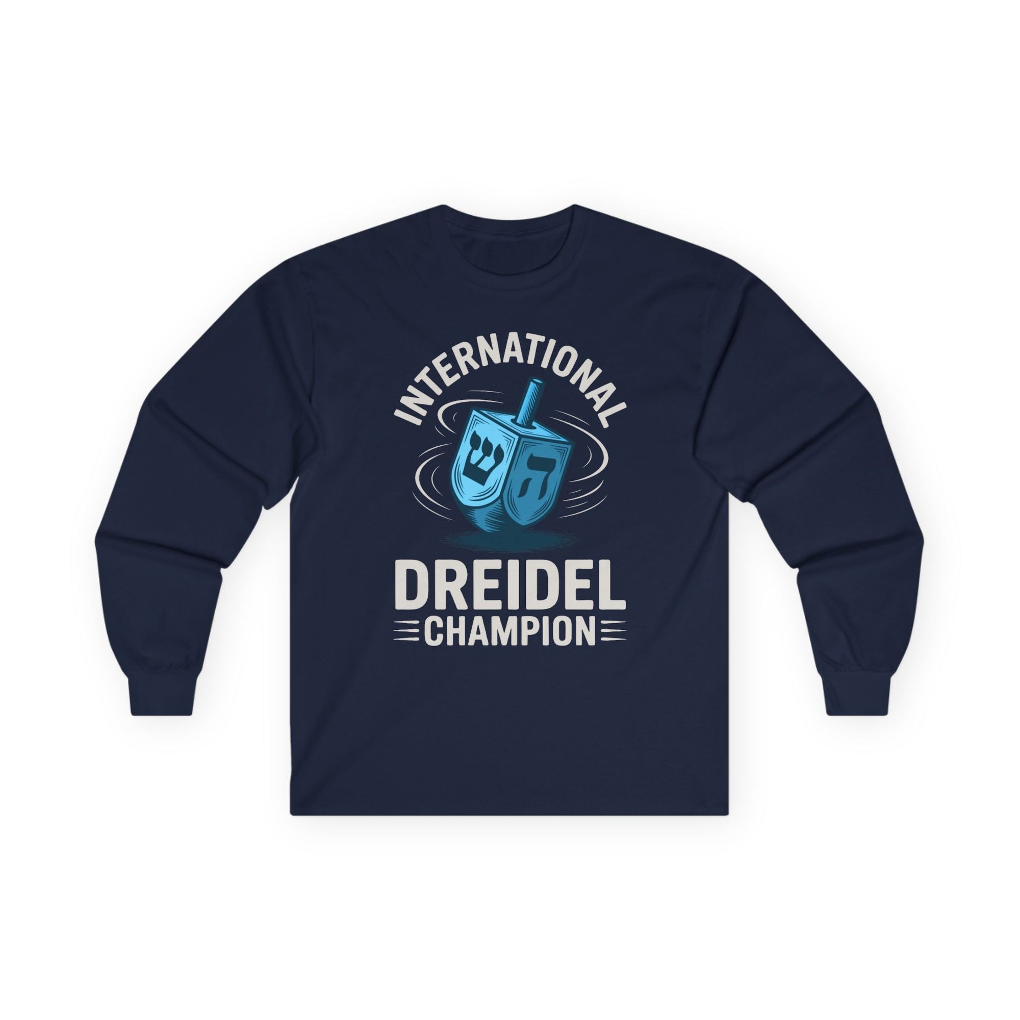 Dreidel Champion Long Sleeve T-Shirt - Shop Israel
