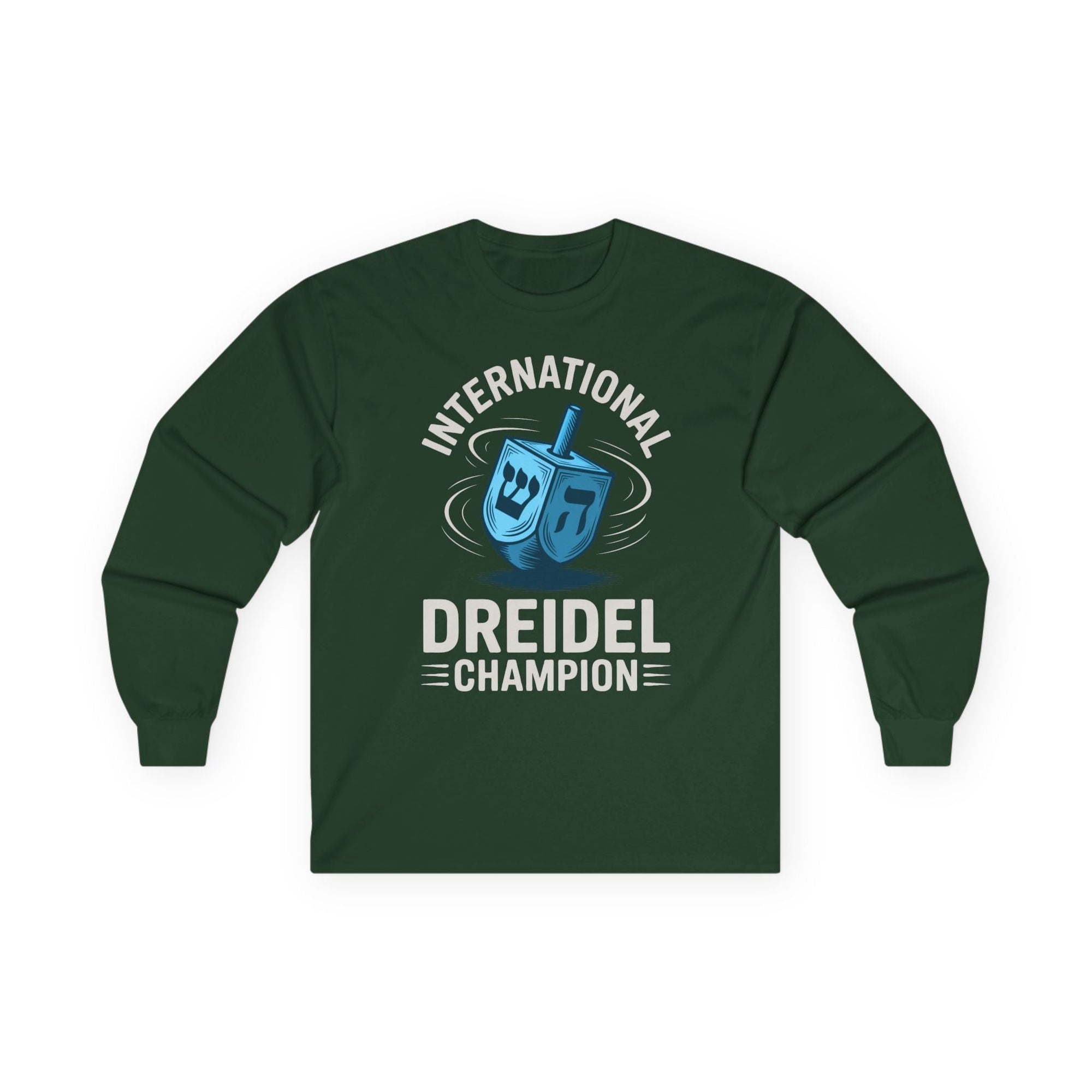 Dreidel Champion Long Sleeve T-Shirt - Shop Israel