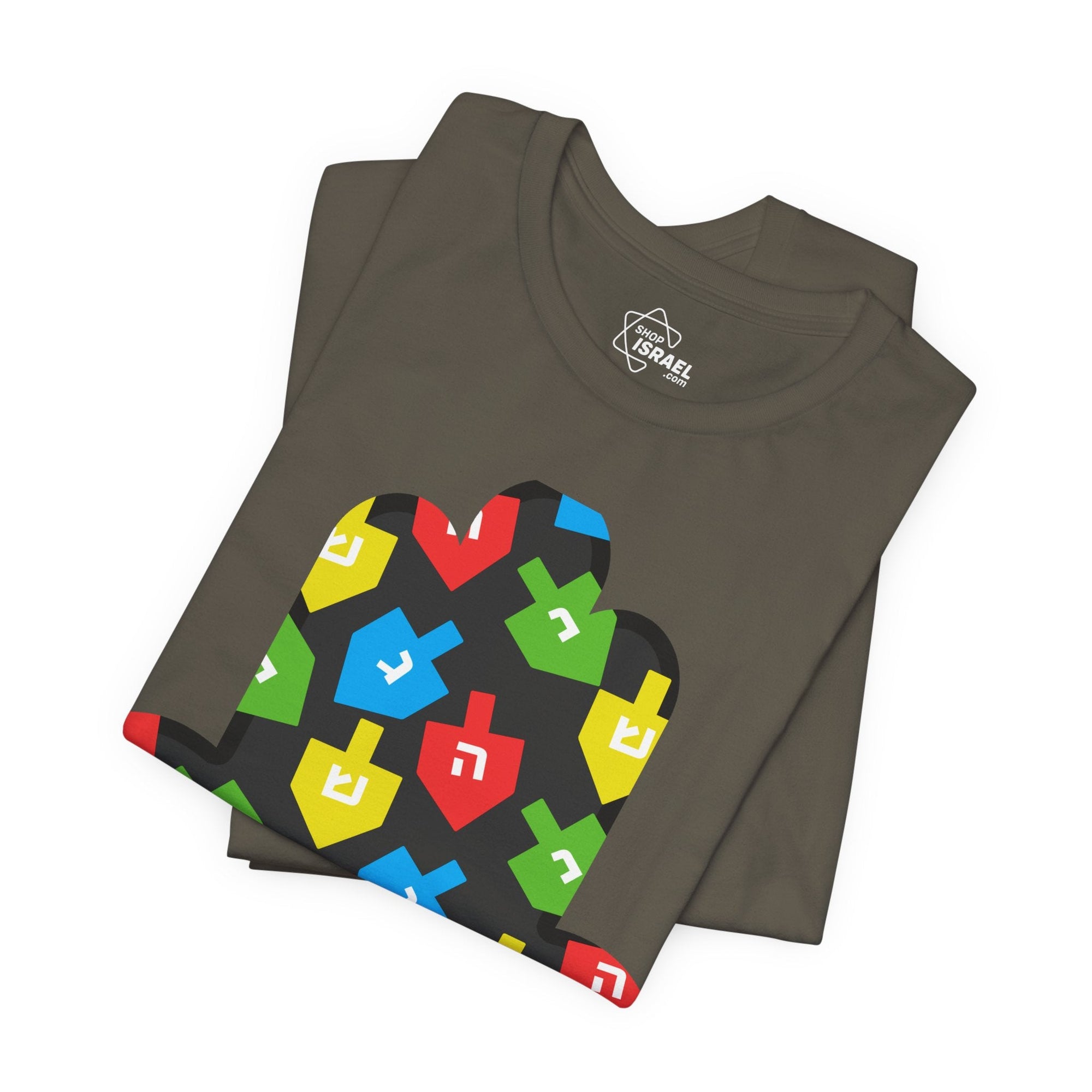 Dreidel Hamsa T-Shirt - Shop Israel