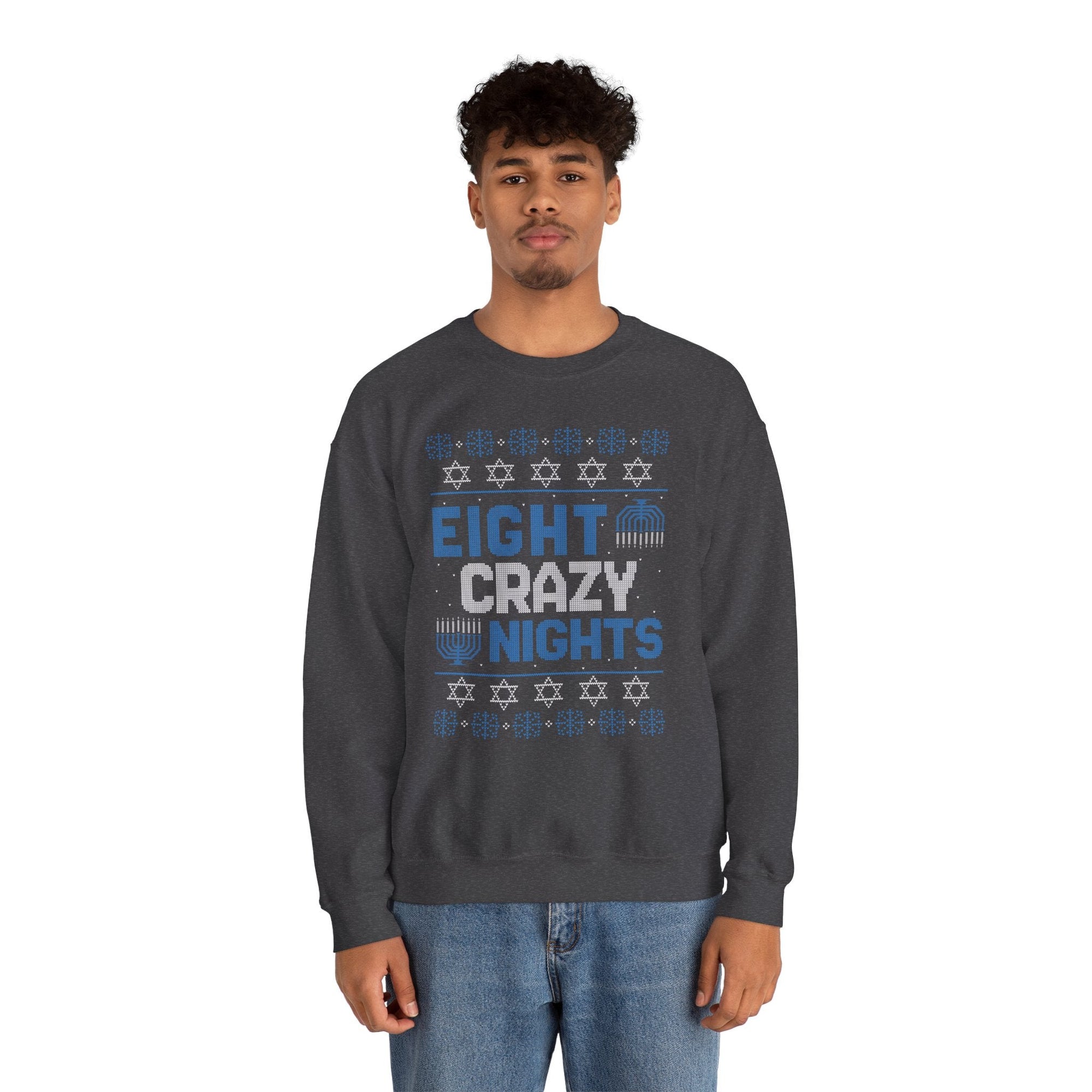 Eight Crazy Nights Ugly Hanukkah Sweater - Shop Israel