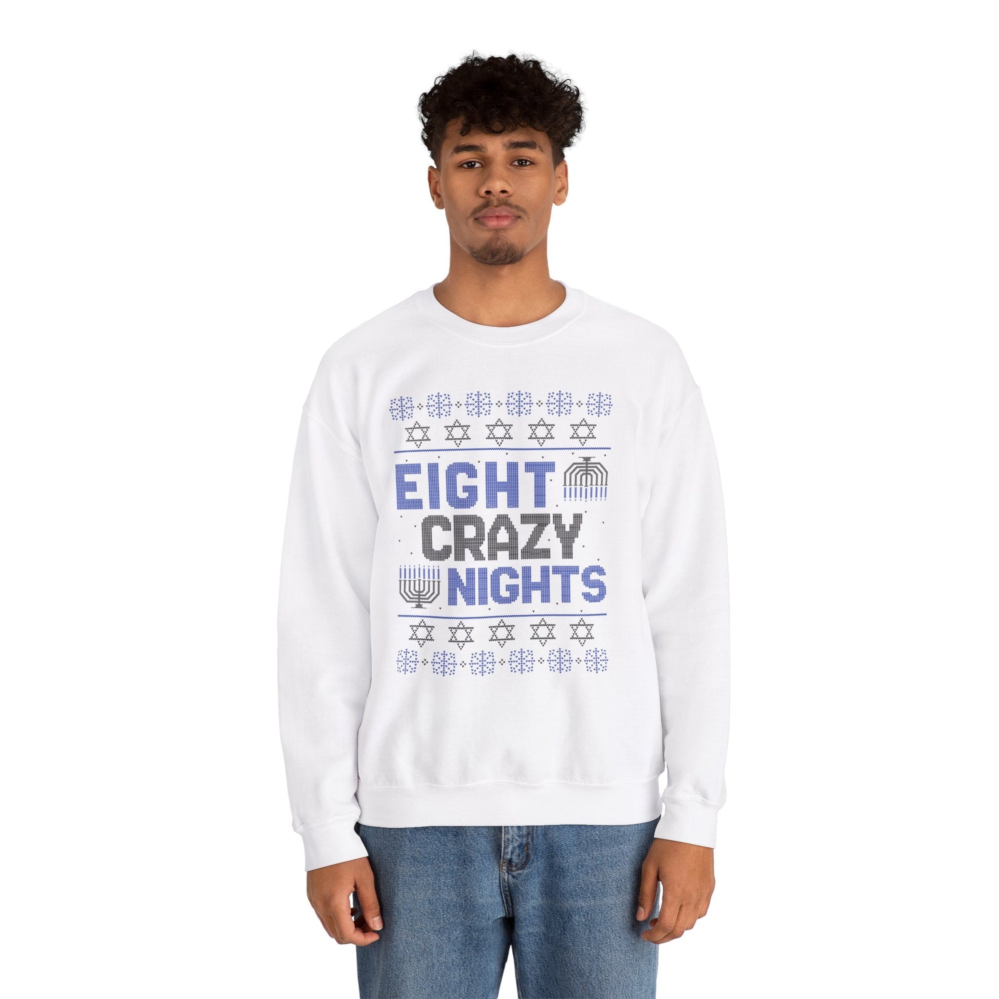 Eight Crazy Nights Ugly Hanukkah Sweater - Shop Israel