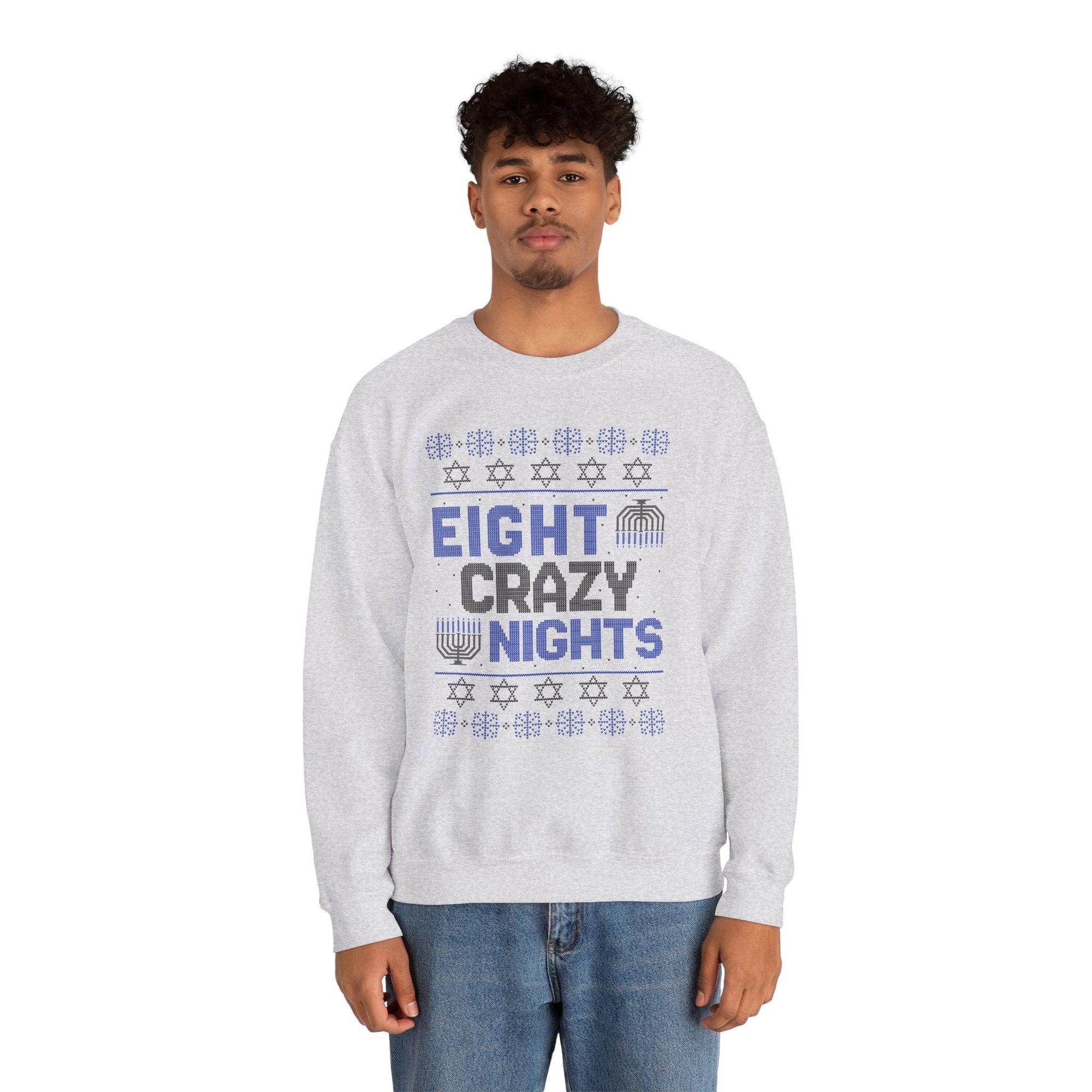 Eight Crazy Nights Ugly Hanukkah Sweater - Shop Israel