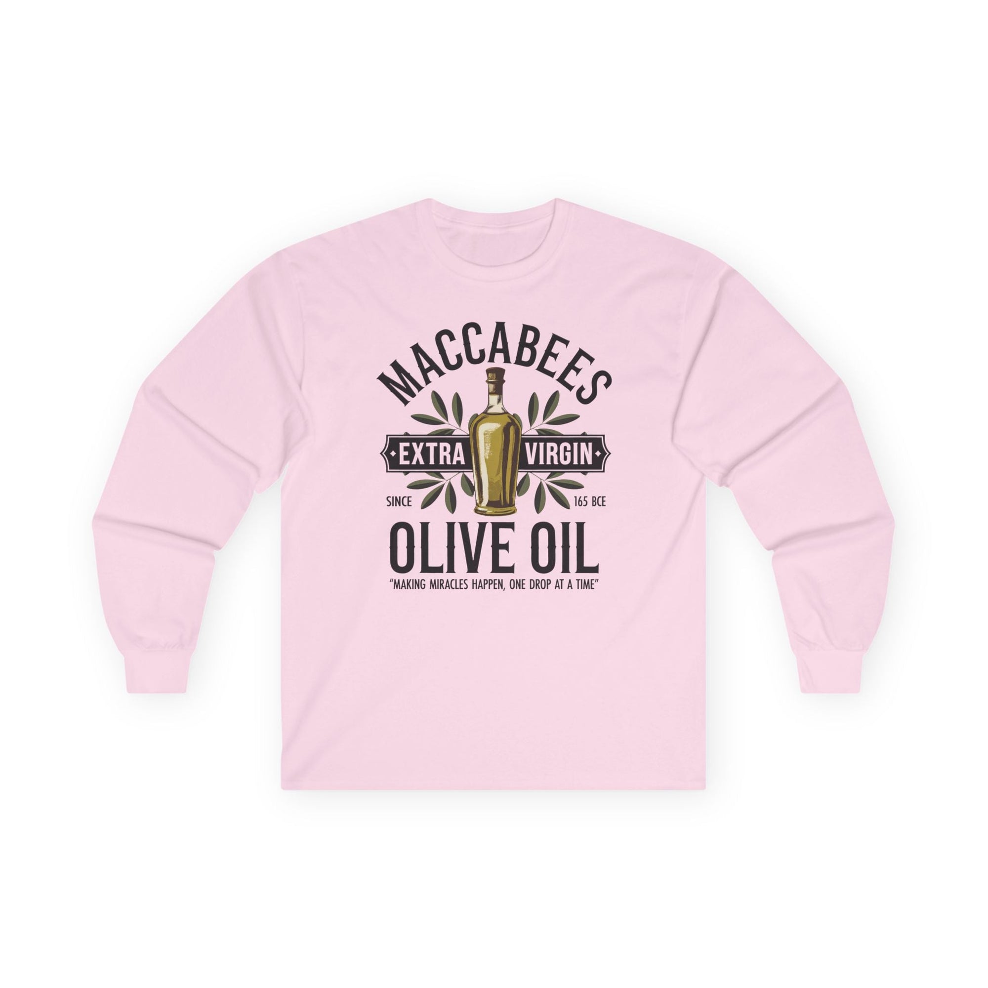 Extra Virgin Olive Oil Long Sleeve T-Shirt - Shop Israel
