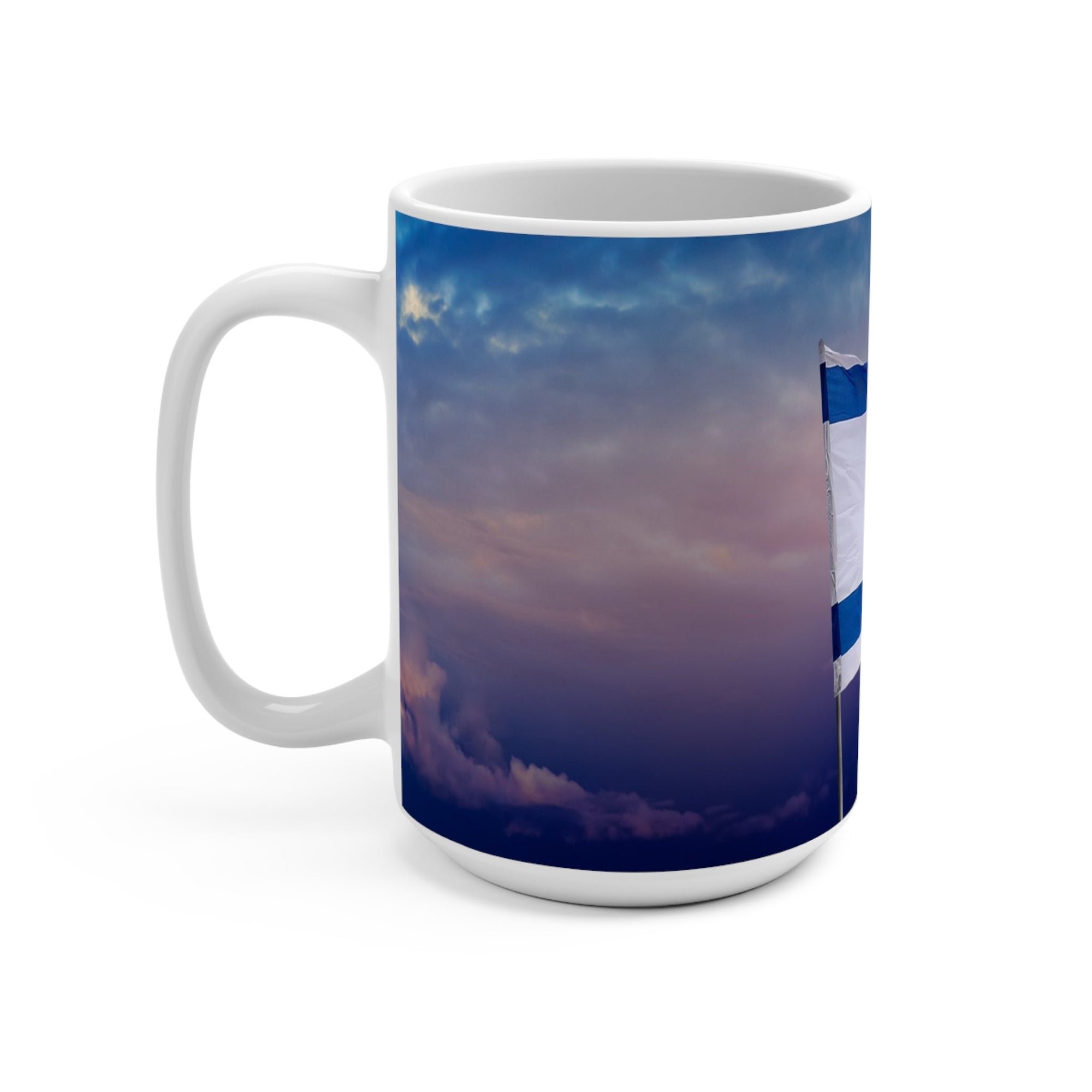 Flag in the Sky Ceramic Mug - Shop Israel